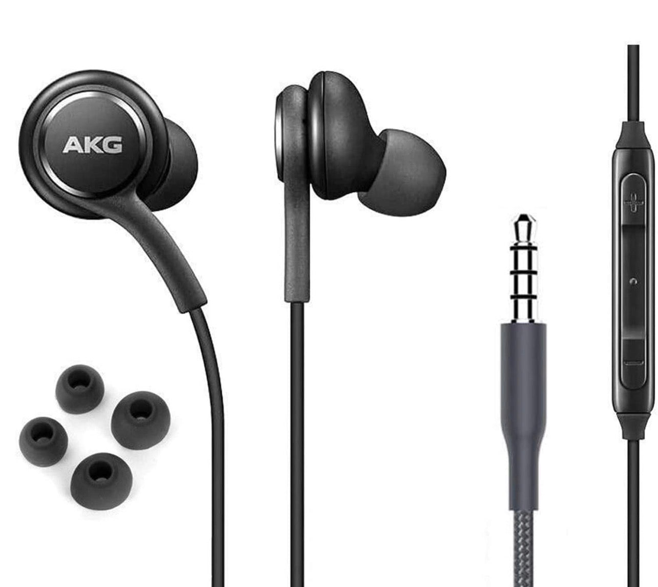 For Samsung Headphones With Microphone and Volume Control With 3.5MM AUX Connection