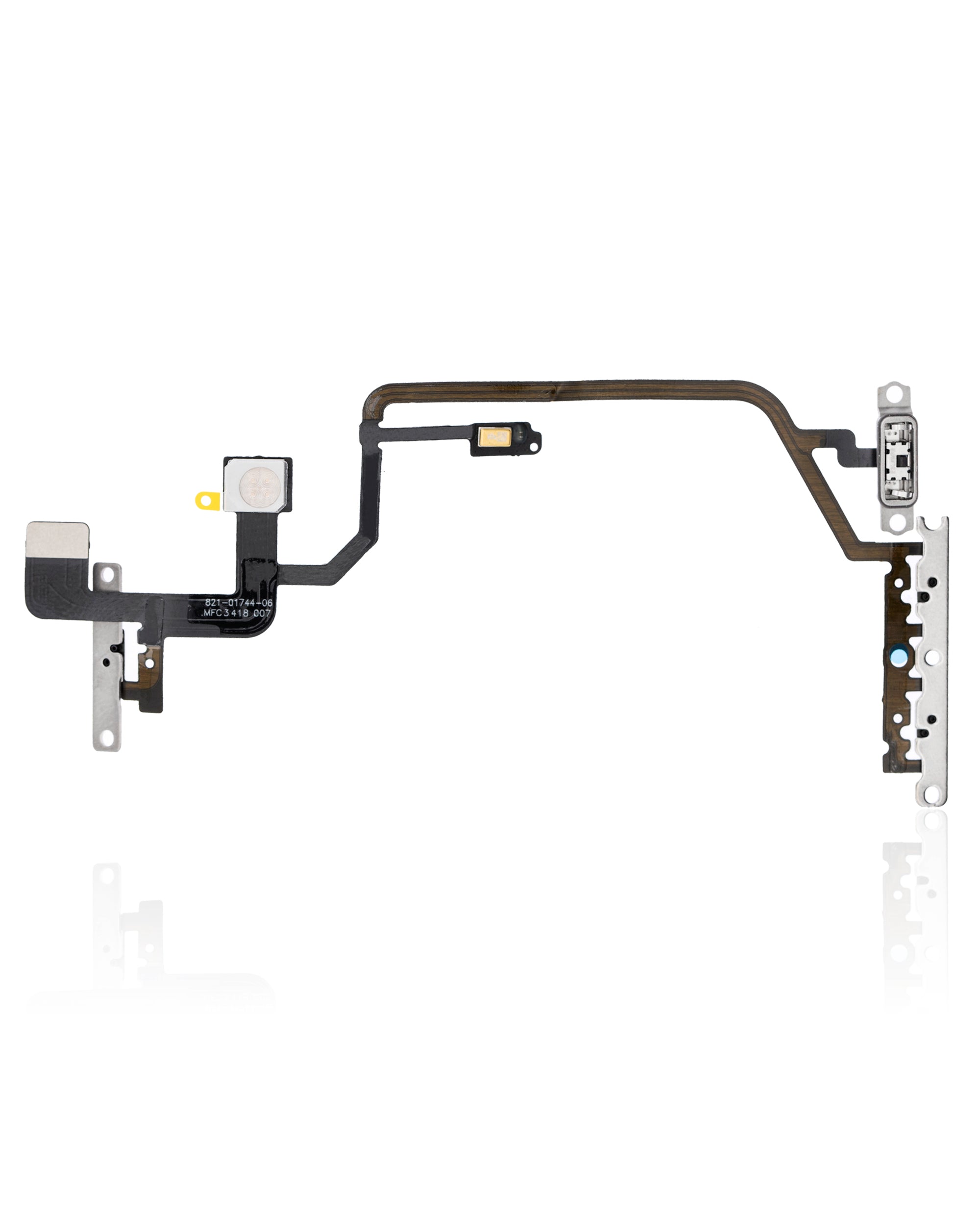For iPhone XR Power / Volume Button Flex Cable With Microphone Replacement