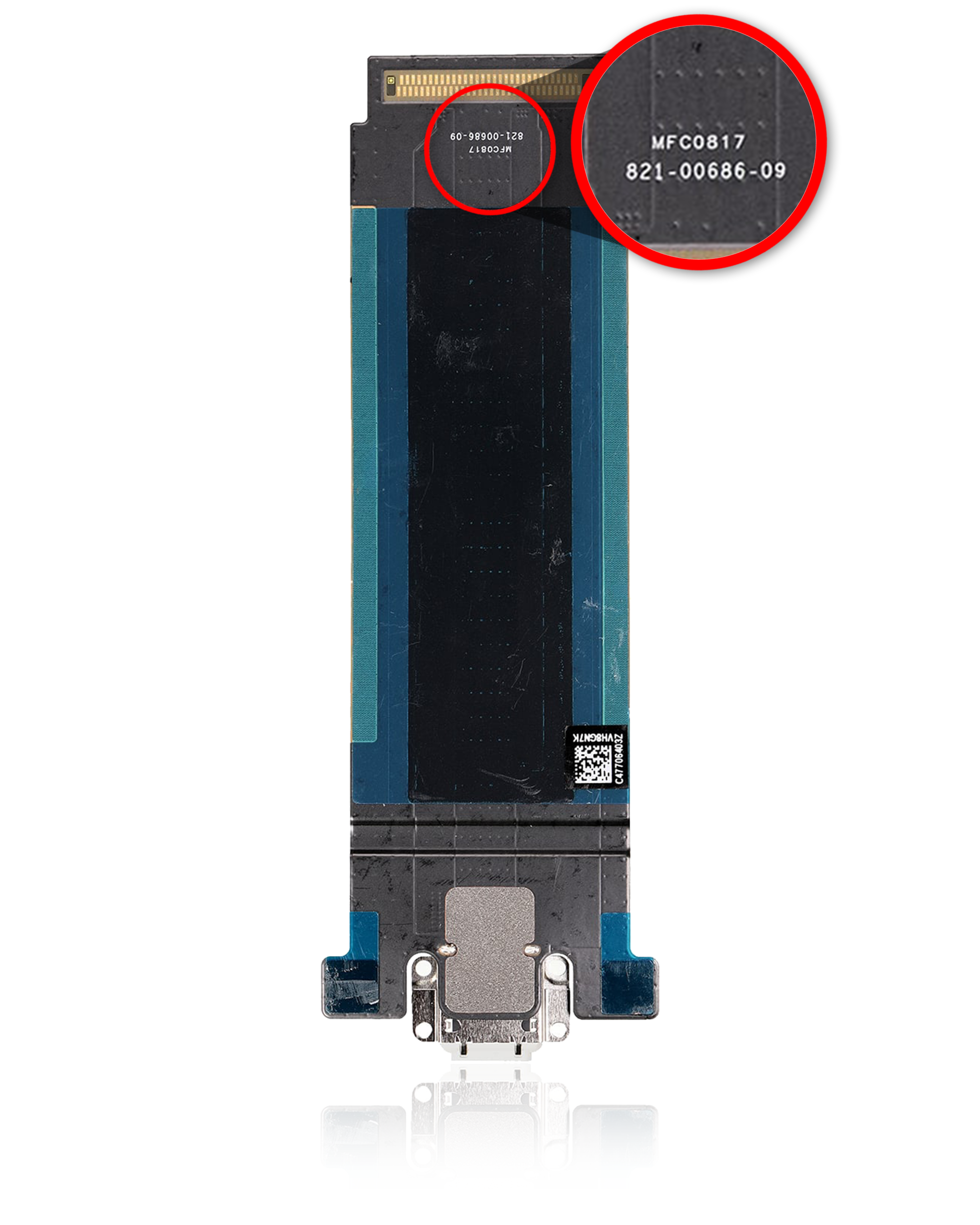 For iPad Pro 12.9" 2nd Gen (2017) Charging Port Flex Cable Replacement (Cellular Version)