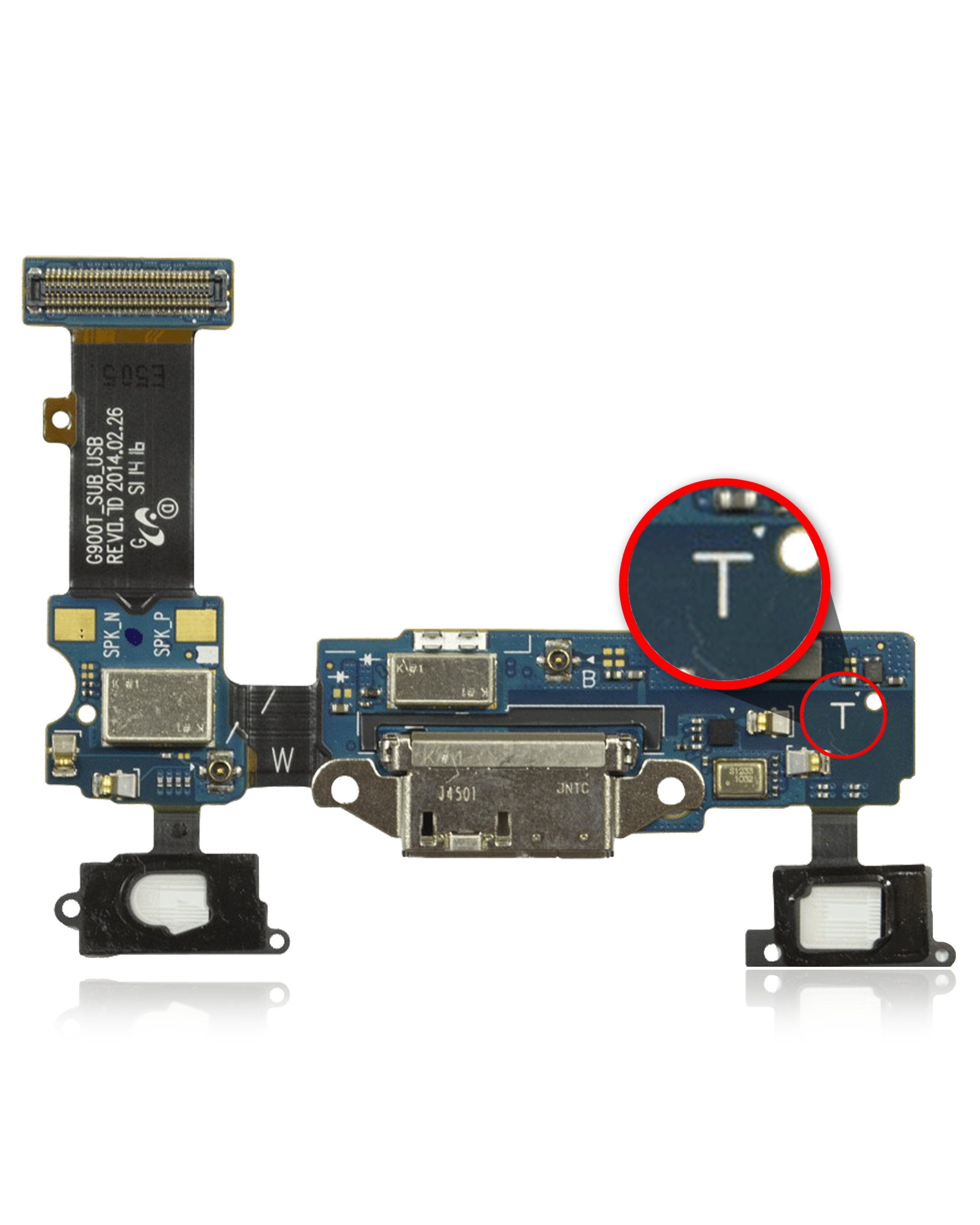 For Samsung Galaxy S5 Charging Port Flex Cable Replacement (G900T / T-Mobile)