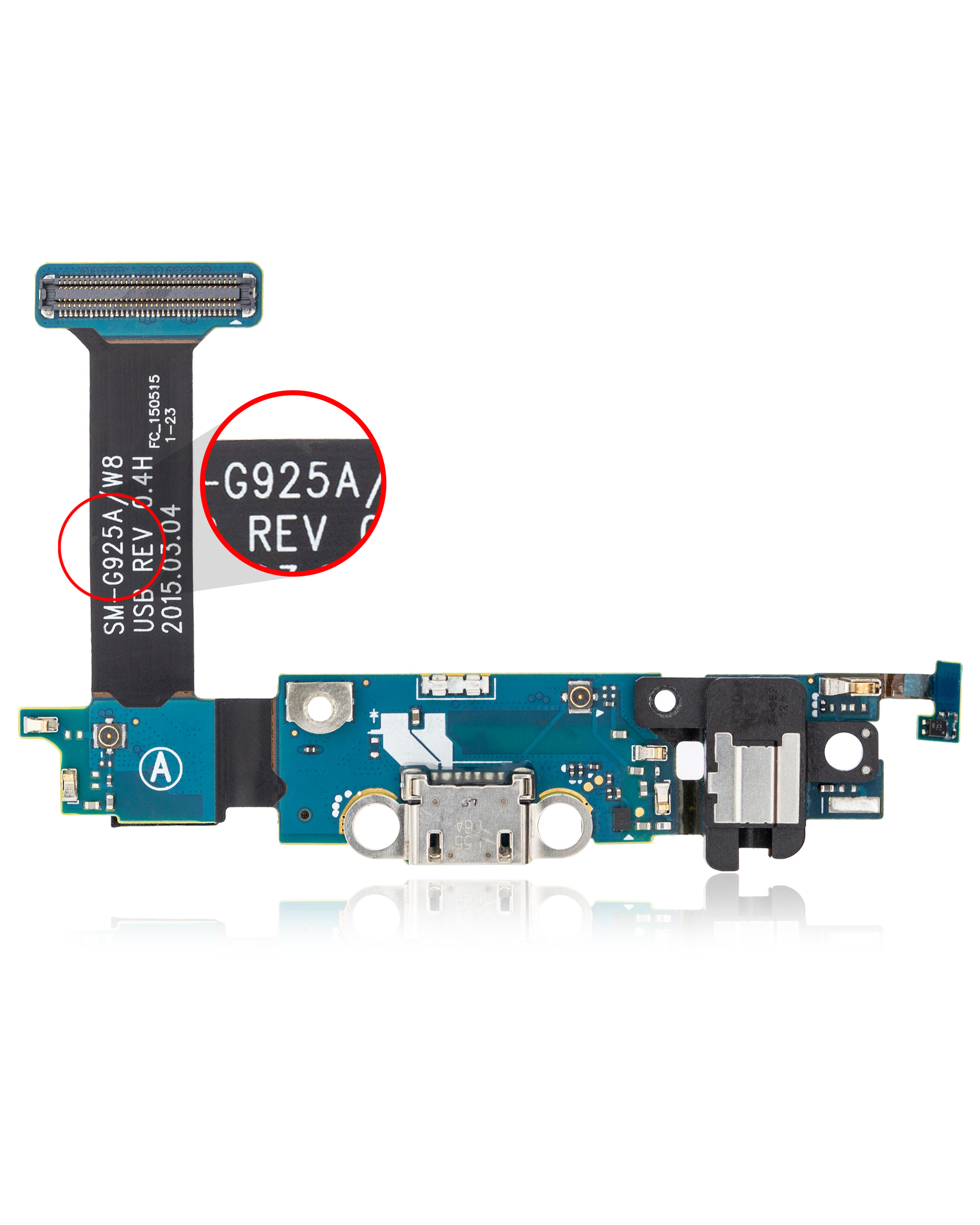 For Samsung Galaxy S6 Edge Charging Port Flex Cable Replacement (G925A / AT&T)