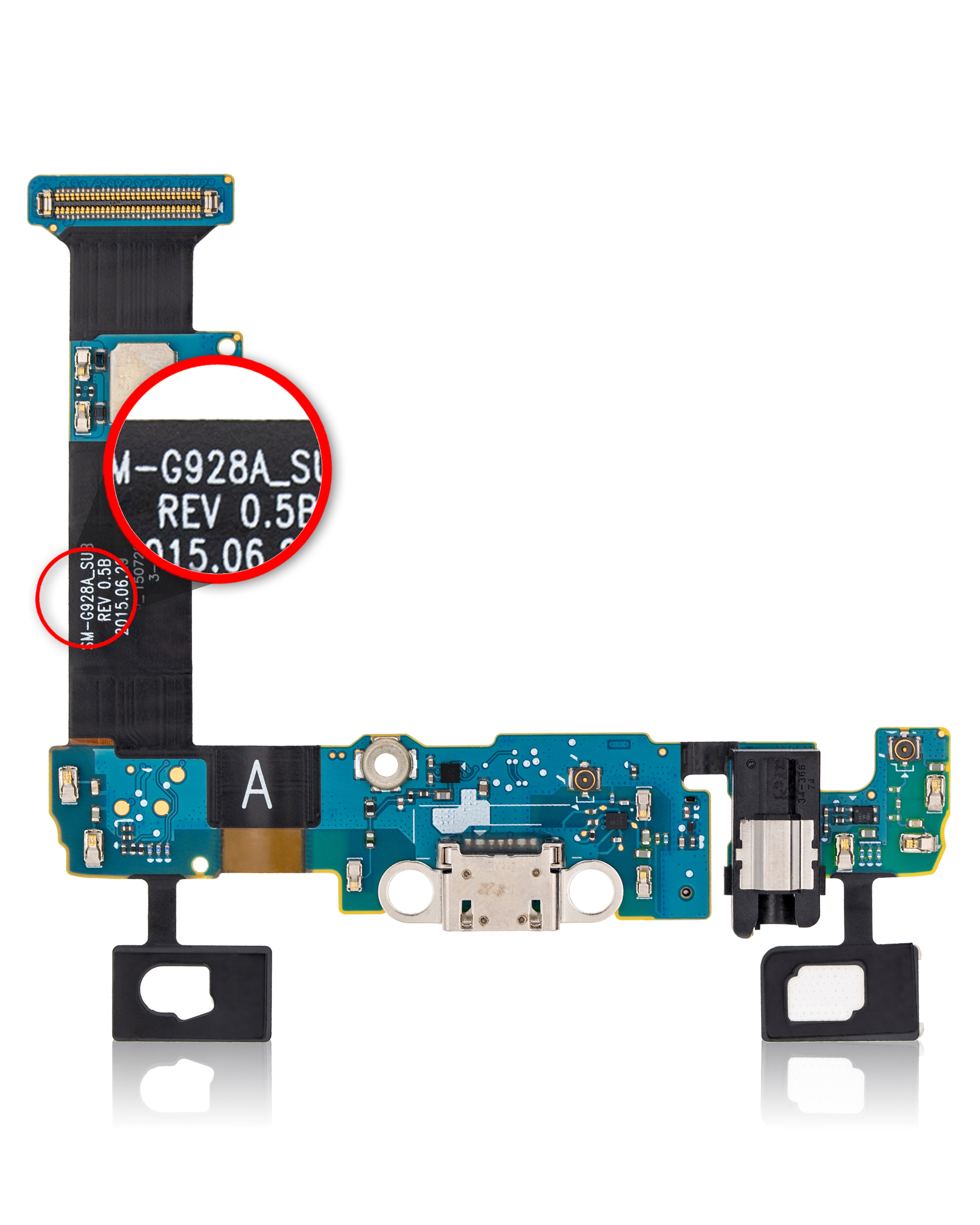 For Samsung Galaxy S6 Edge Plus Charging Port Flex Cable Replacement (G928A / AT&T)