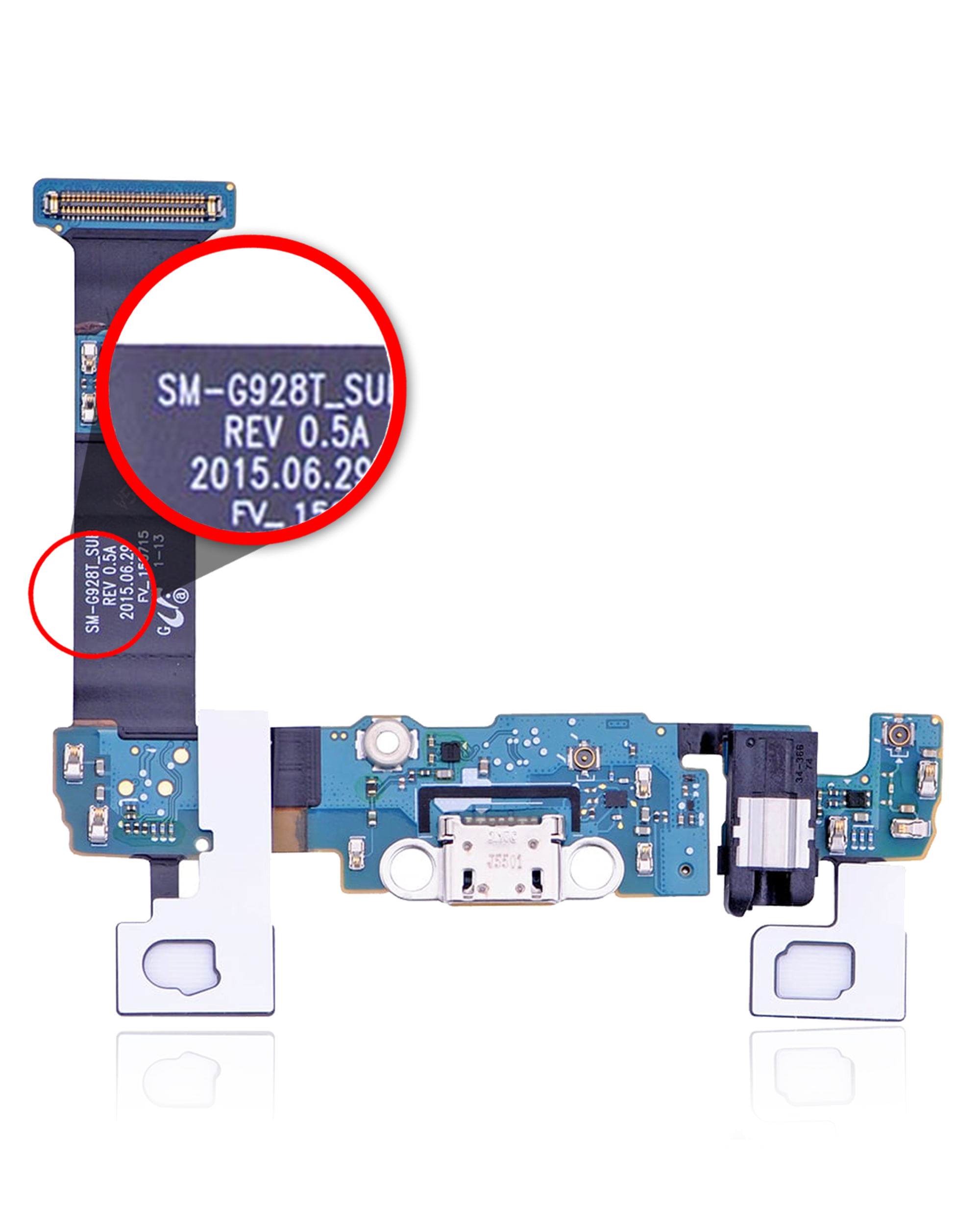 For Samsung Galaxy S6 Edge Plus Charging Port Flex Cable Replacement (G928T / T-Mobile)