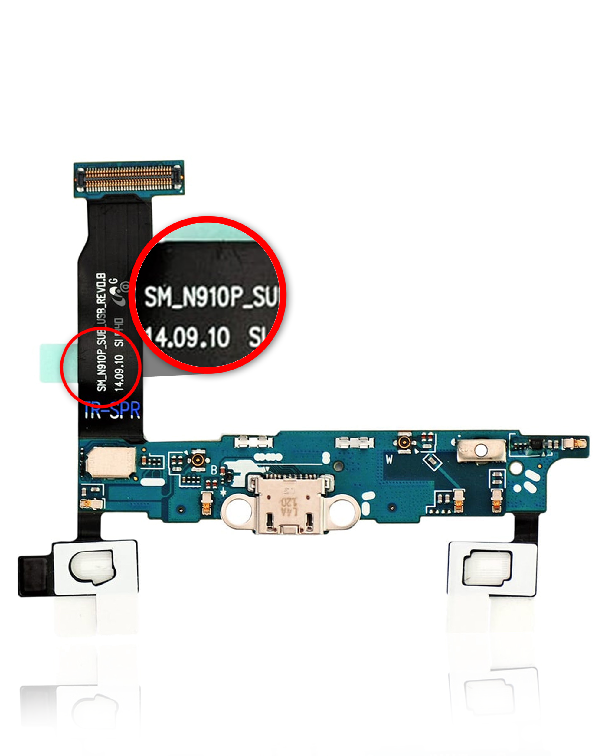For Samsung Galaxy Note 4 Charging Port Flex Cable Replacement (N910P / Sprint)
