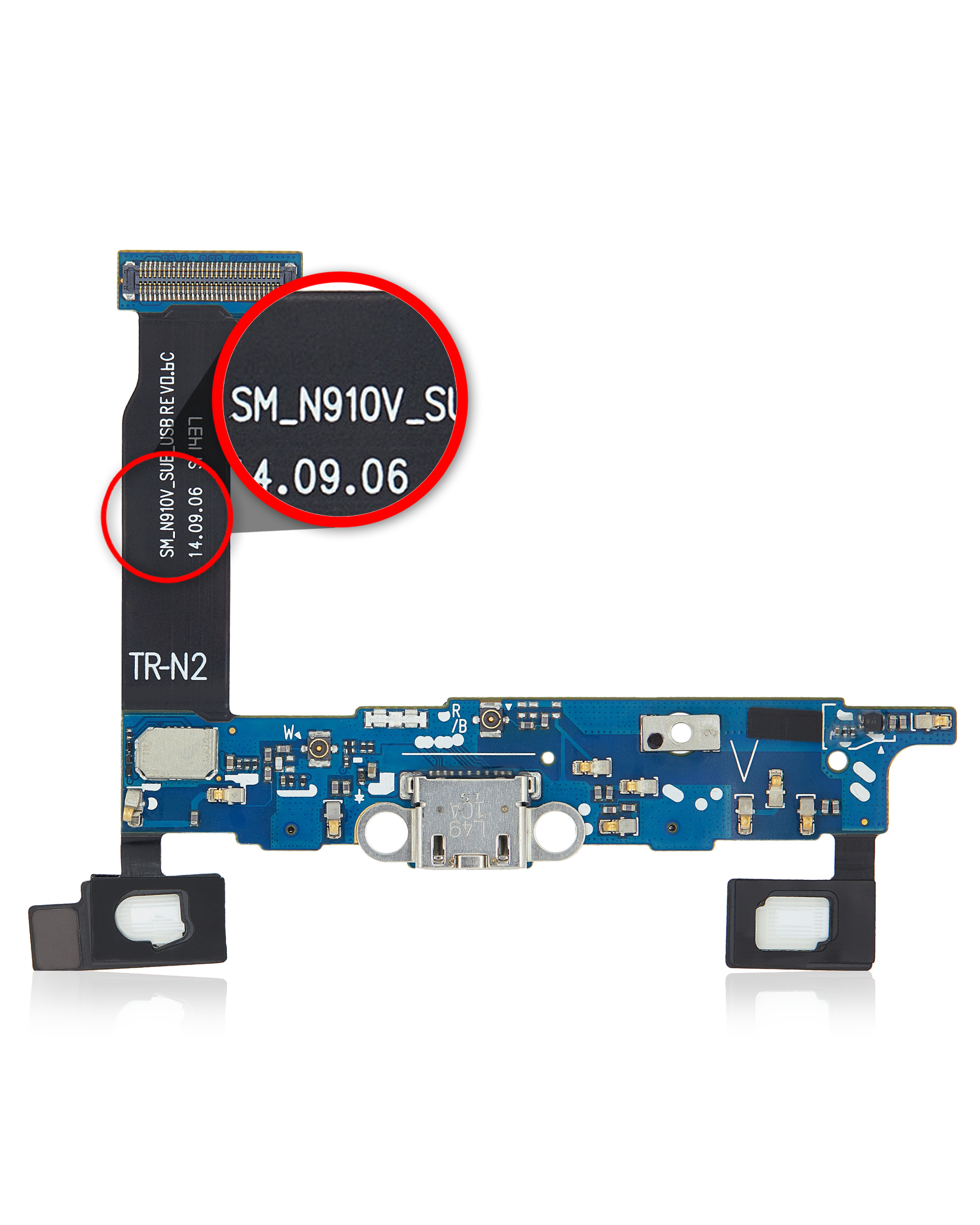 For Samsung Galaxy Note 4 Charging Port Flex Cable Replacement (N910V / Verizon)