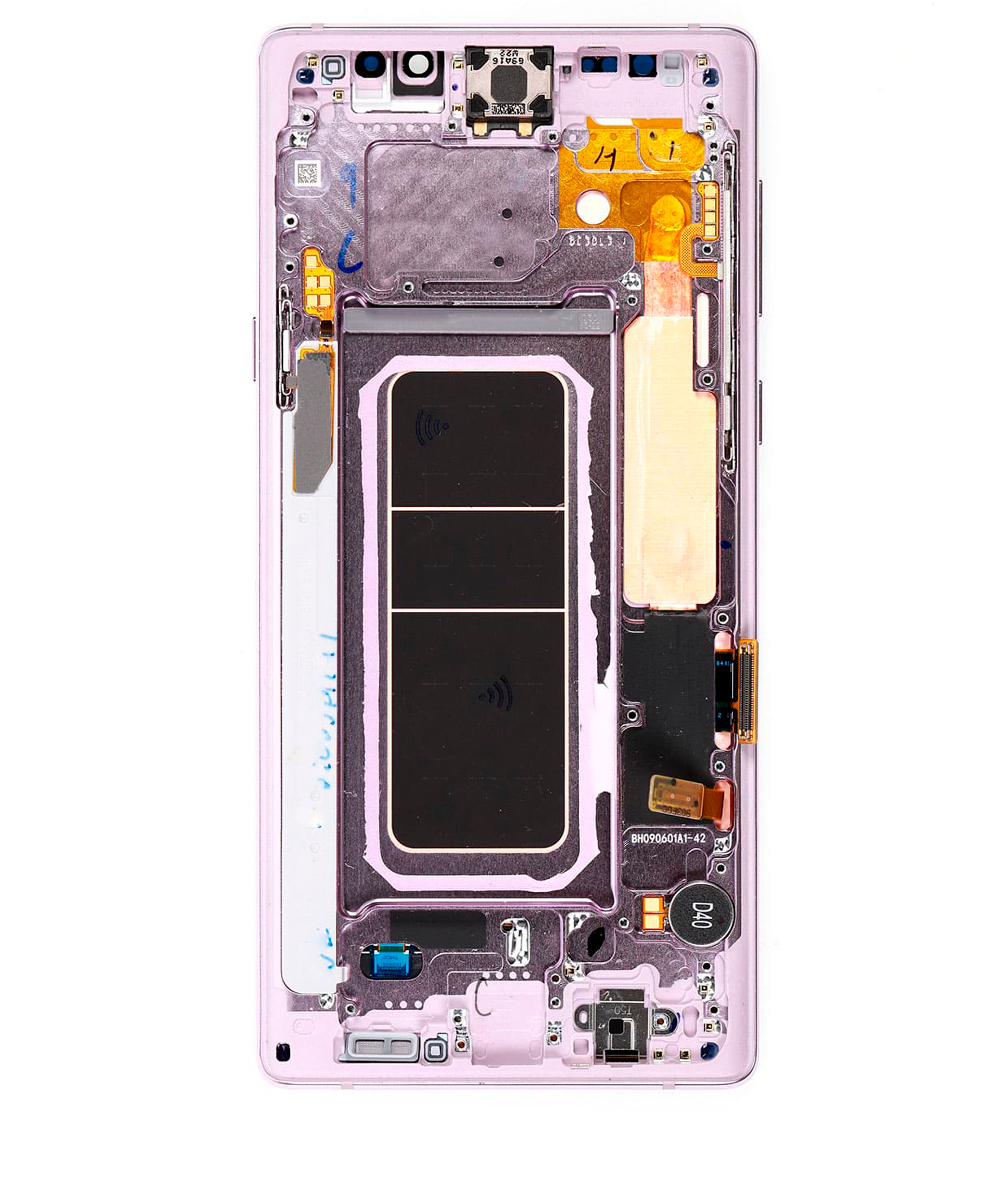 For Samsung Galaxy Note 9 OLED Screen Replacement With Frame (Oled Pro) (Purple)