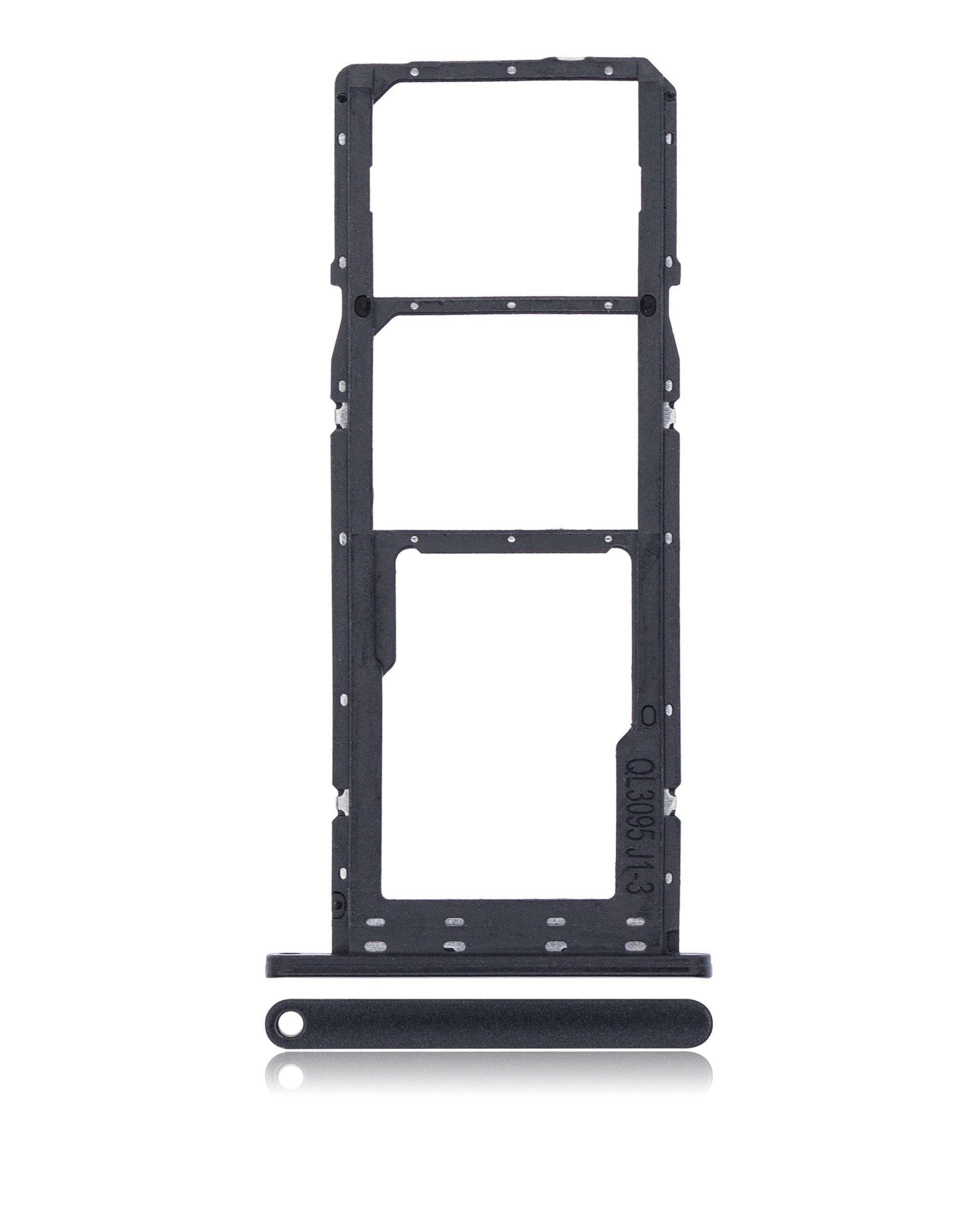 For Samsung Galaxy A02S (A025 / 2020) / A03 (A035 / 2021) Dual Sim Card Tray Replacement (Black)
