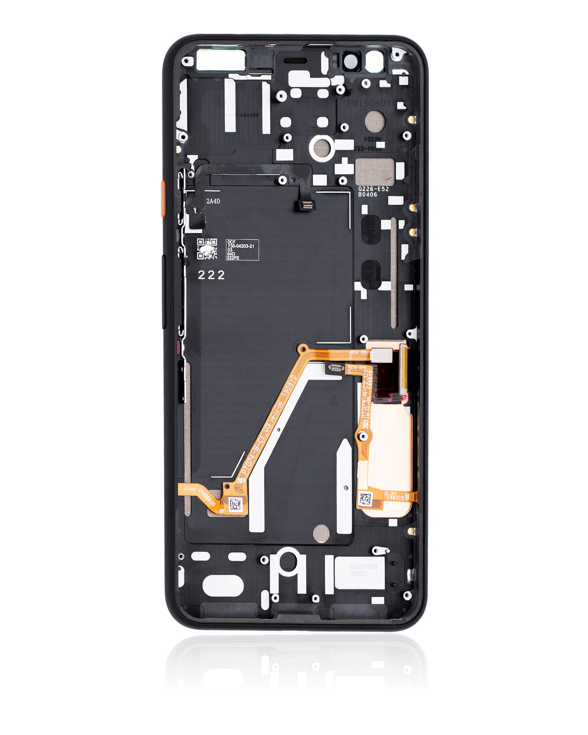 For Google Pixel 4 XL OLED Screen Replacement With Frame (Premium) (Orange)