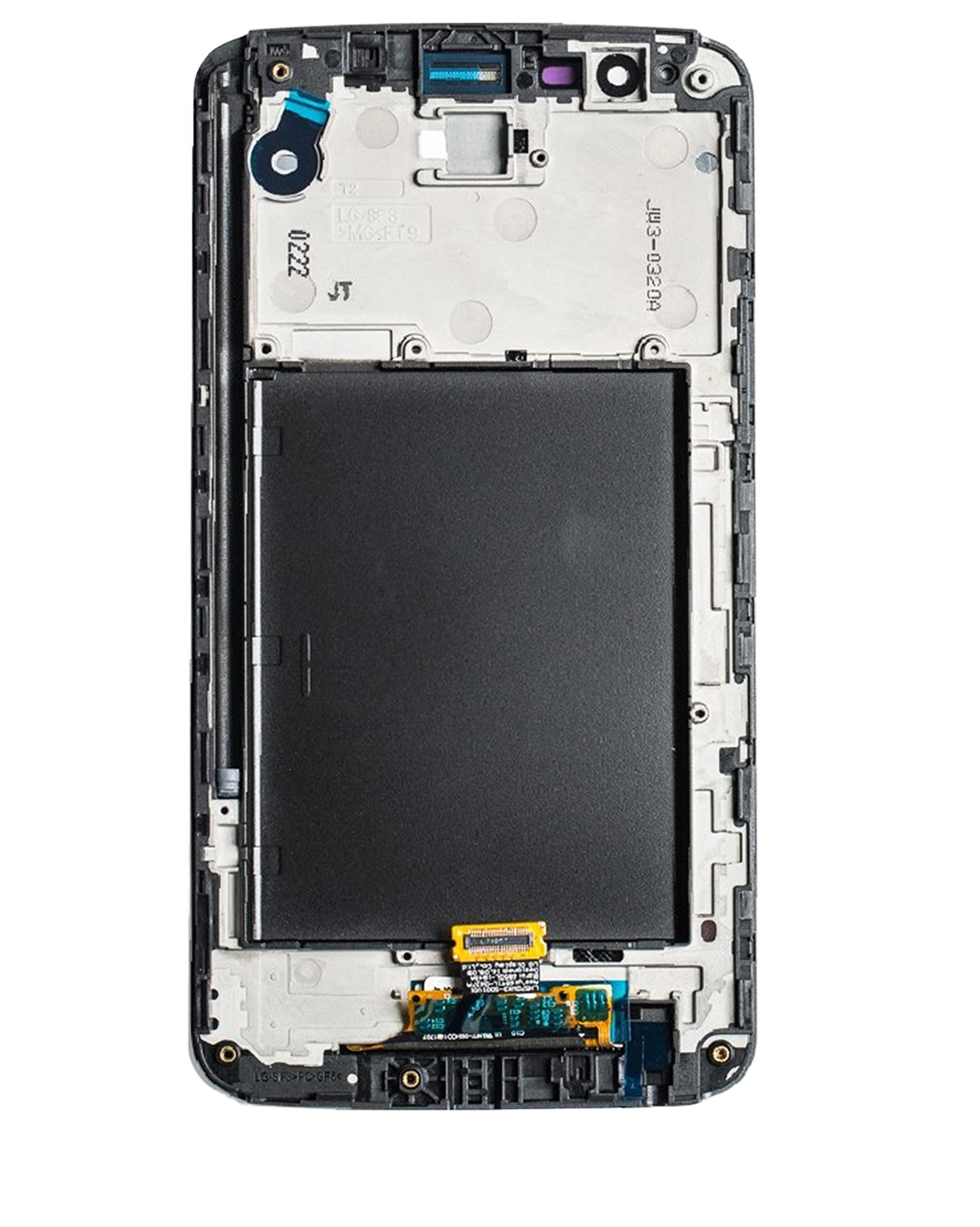 For LG Stylo 3 (LS777) LCD Screen Replacement With Frame (Black)