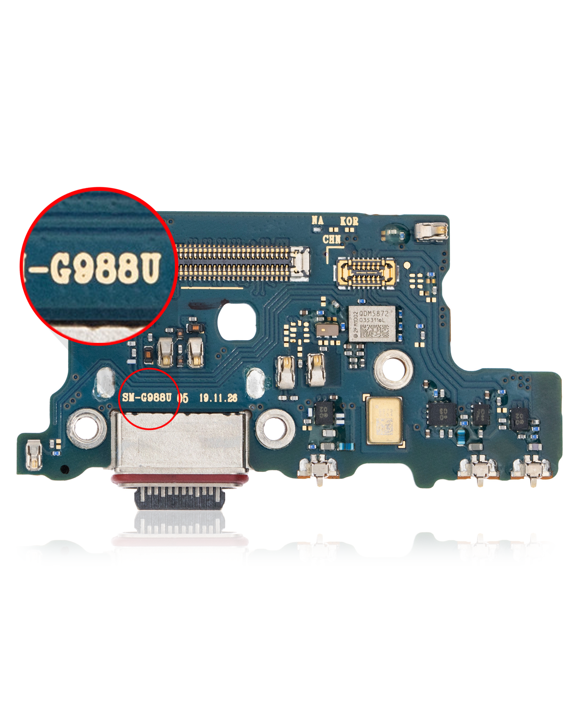 For Samsung Galaxy S20 Ultra Charging Port Board Replacement (Us Version)