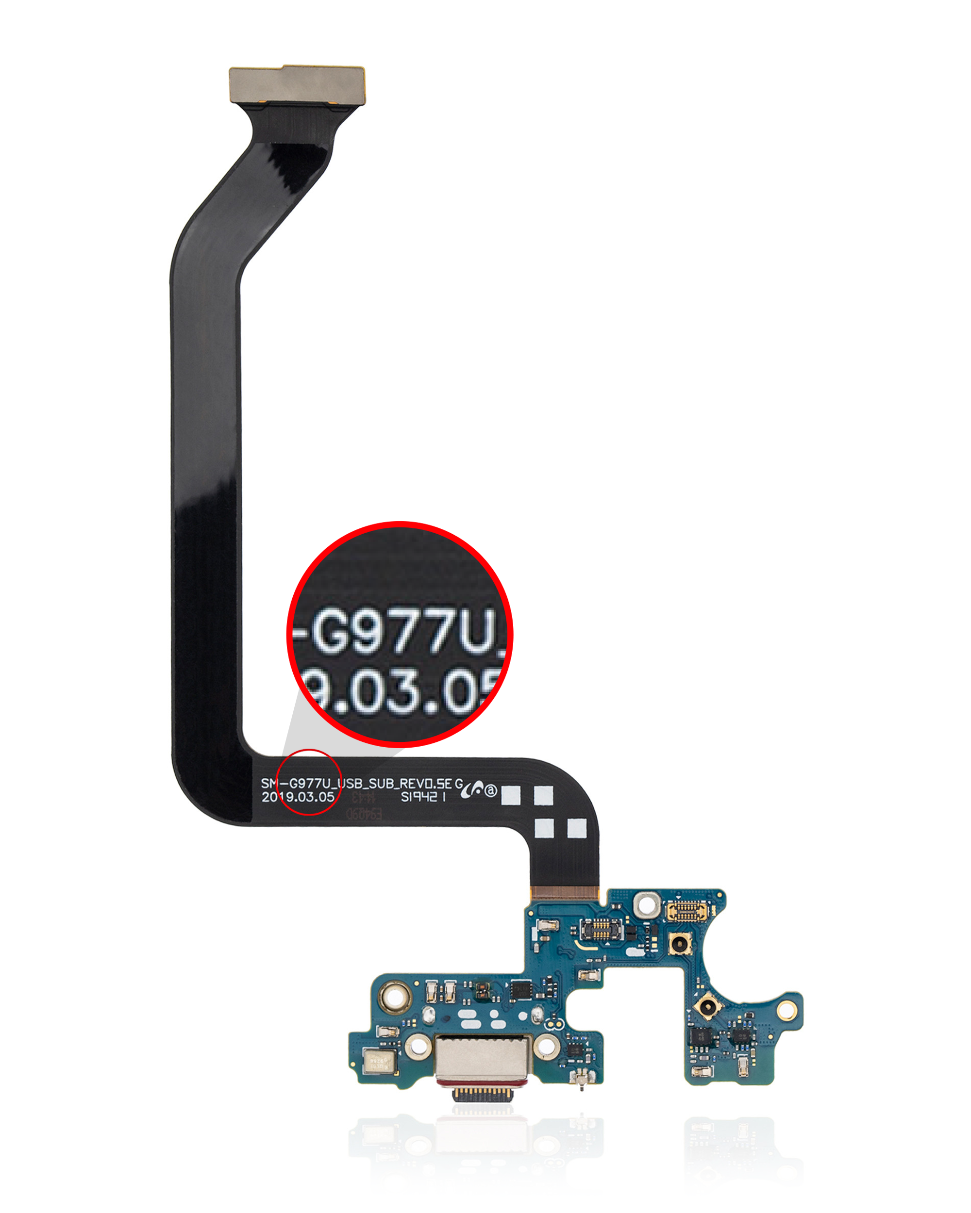 For Samsung Galaxy S10 5G (G977U) Charging Port With Flex Cable (North American Version)