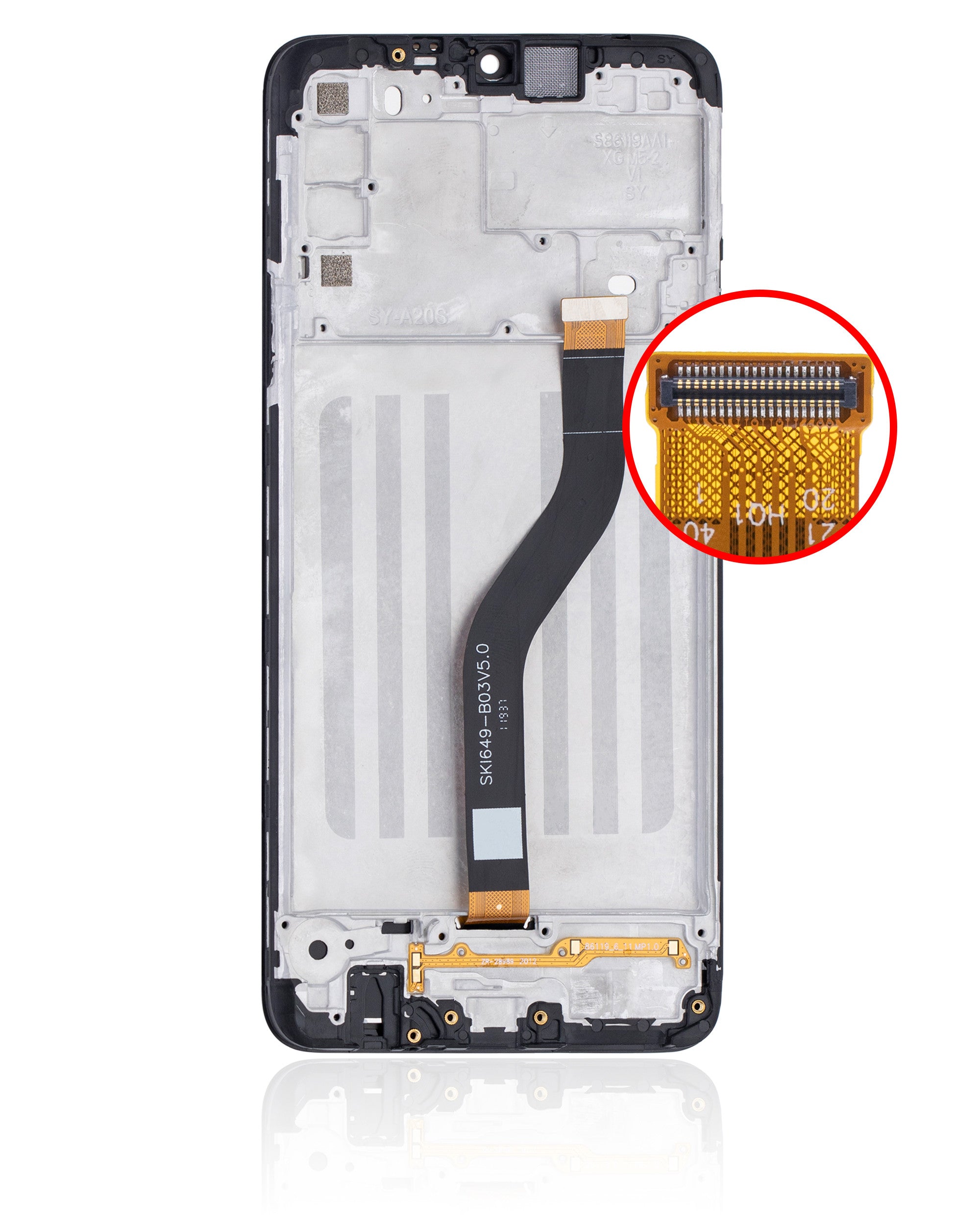 For Samsung Galaxy A20S (A207 / 2019) LCD Screen Replacement With Frame (Premium) (All Colors)