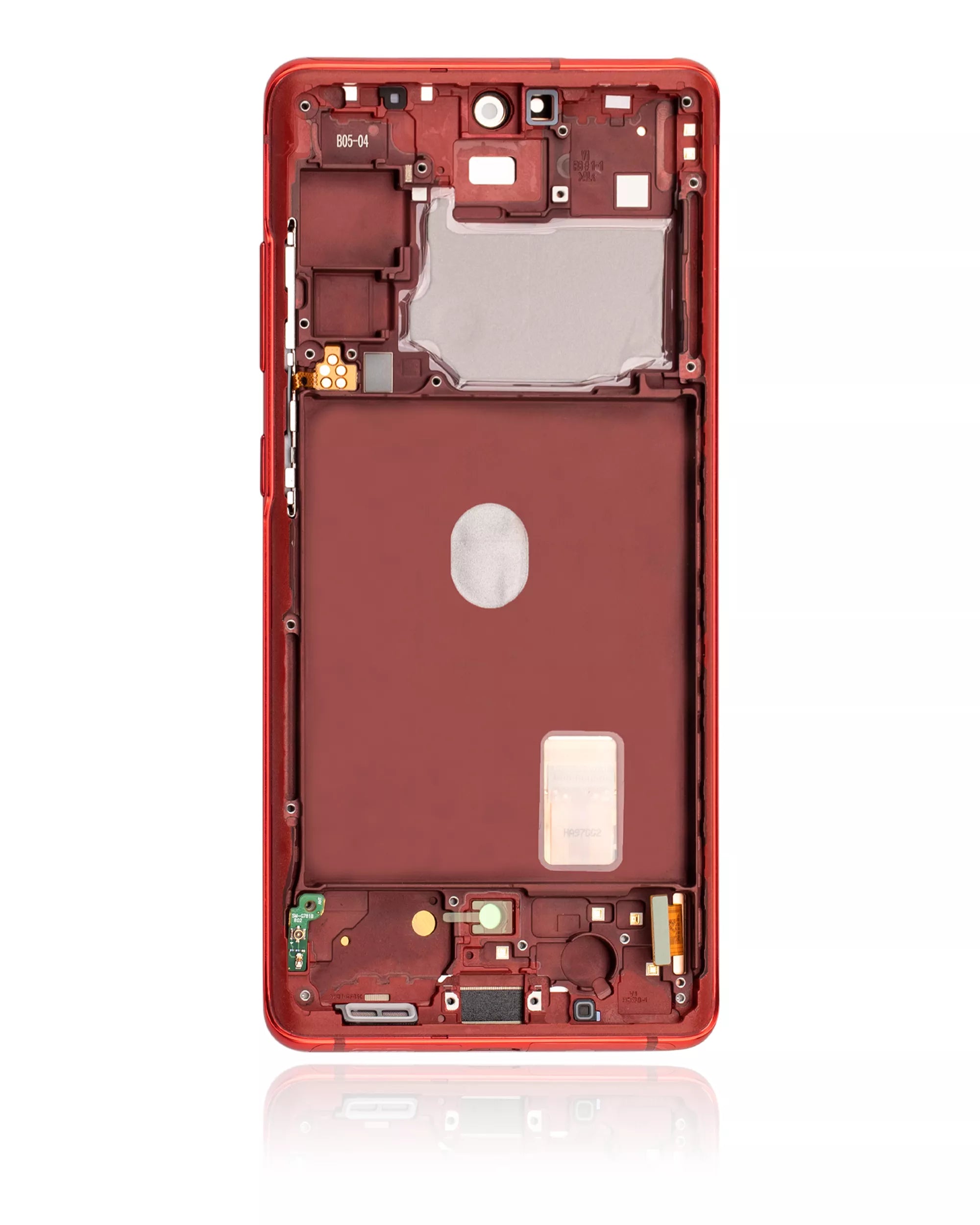For Samsung Galaxy S20 FE OLED Screen Replacement With Frame (Oled Pro) (Cloud Red)