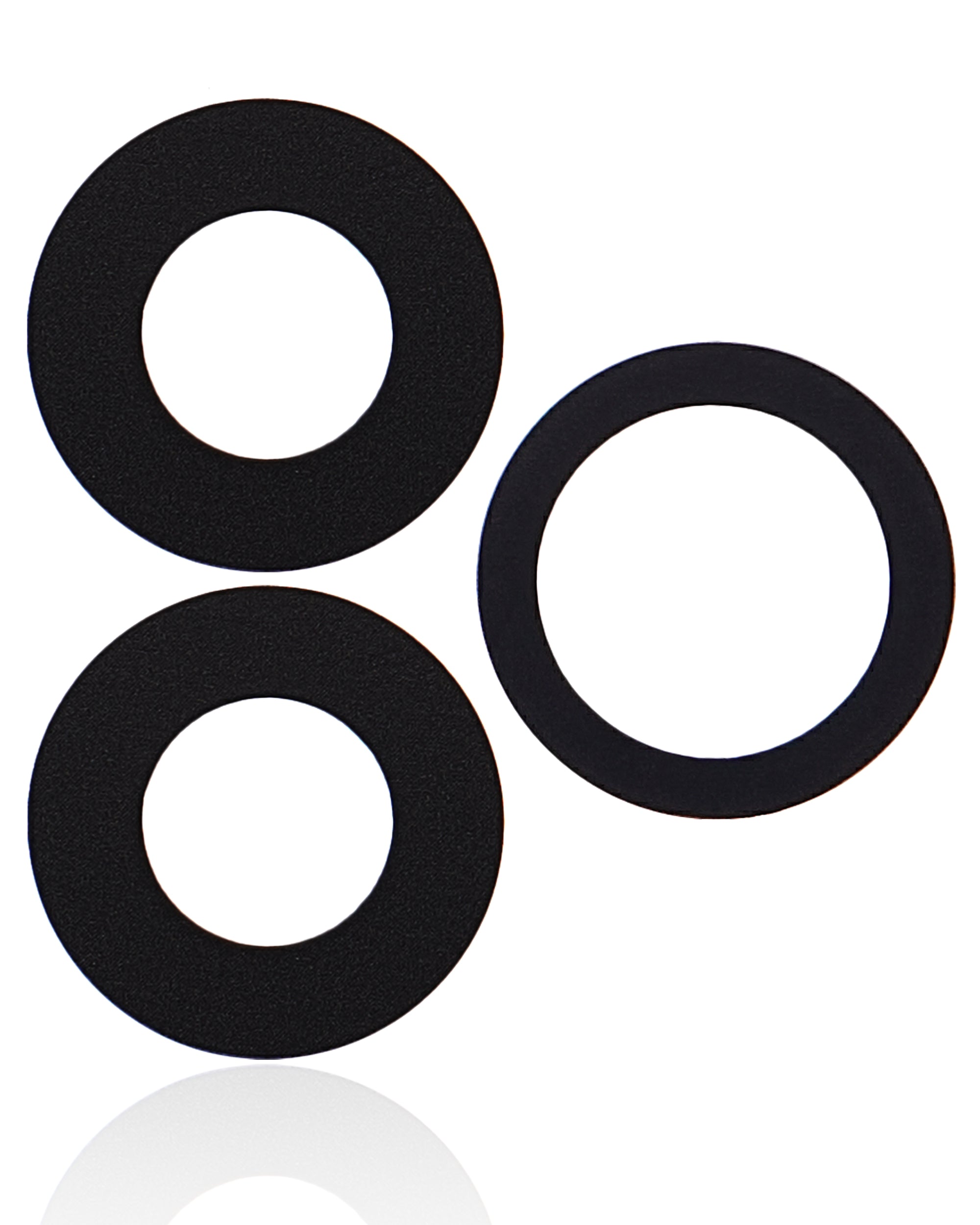 For iPhone 12 Pro Rear Back Camera Lens Replacement / Glass Only (Premium) (3 Pcs / Set)