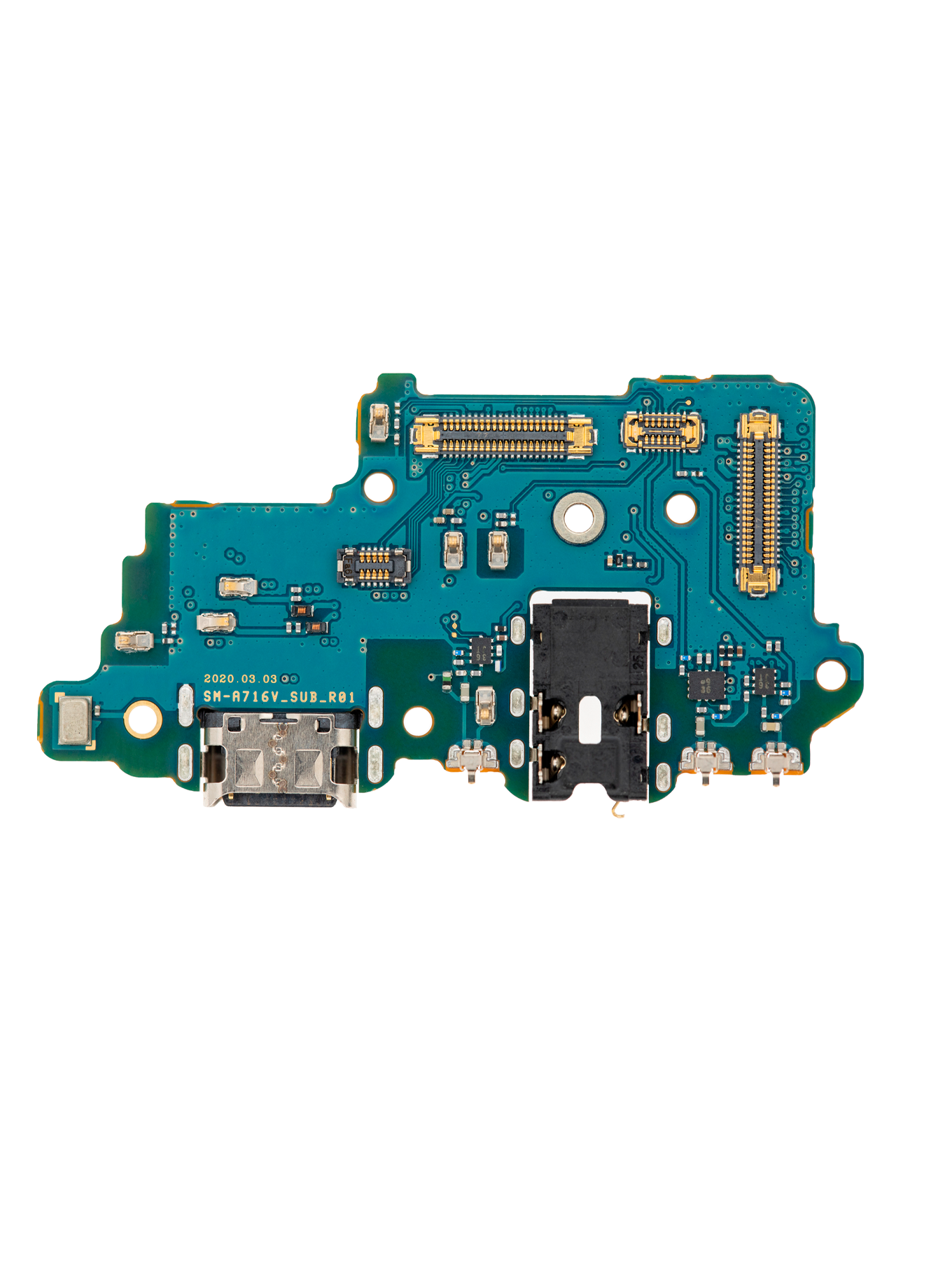 For Samsung Galaxy A71 5G (A716V / 2019) Charging Port Board With Headphone Jack Replacement