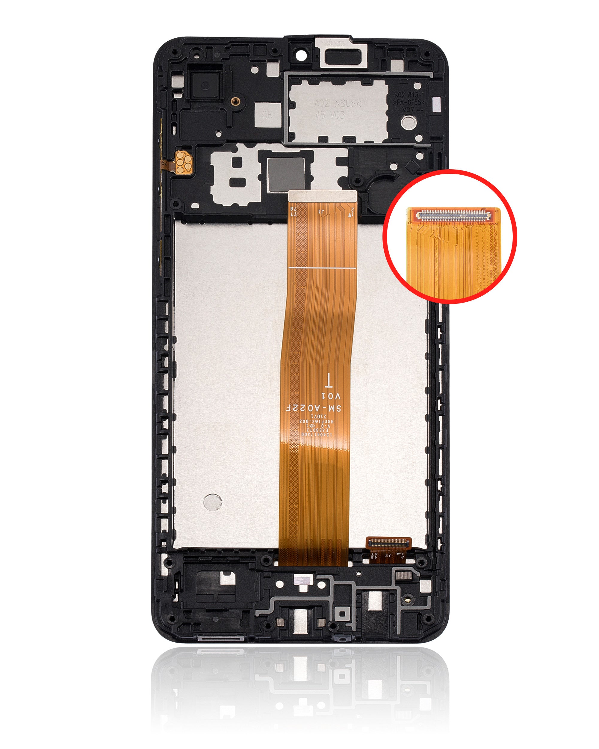 For Samsung Galaxy A02 (A022 / 2020) LCD Screen Replacement With Frame (Premium) (All Colors)