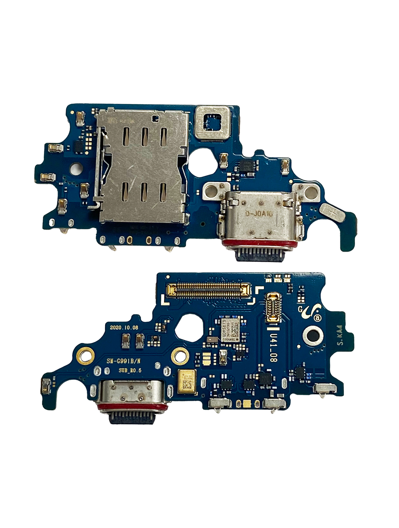 For Samsung Galaxy S21 5G / G991B Charging Port Board with Sim Card Reader (International Version)