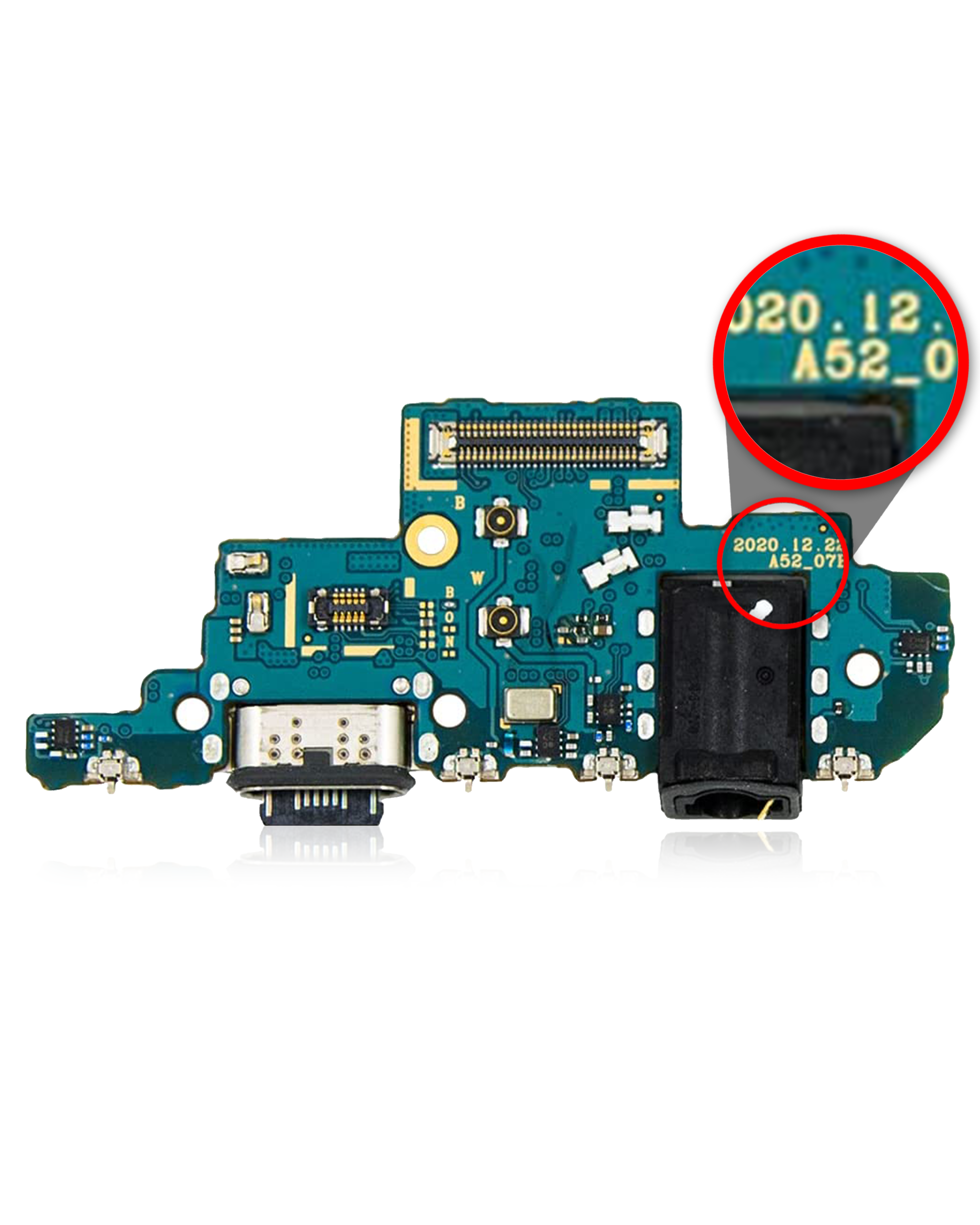 For Samsung Galaxy A52 4G (A525 / 2021) / A52 5G (A526 / 2021) Charging Port Board With Headphone Jack Replacement (International Version)
