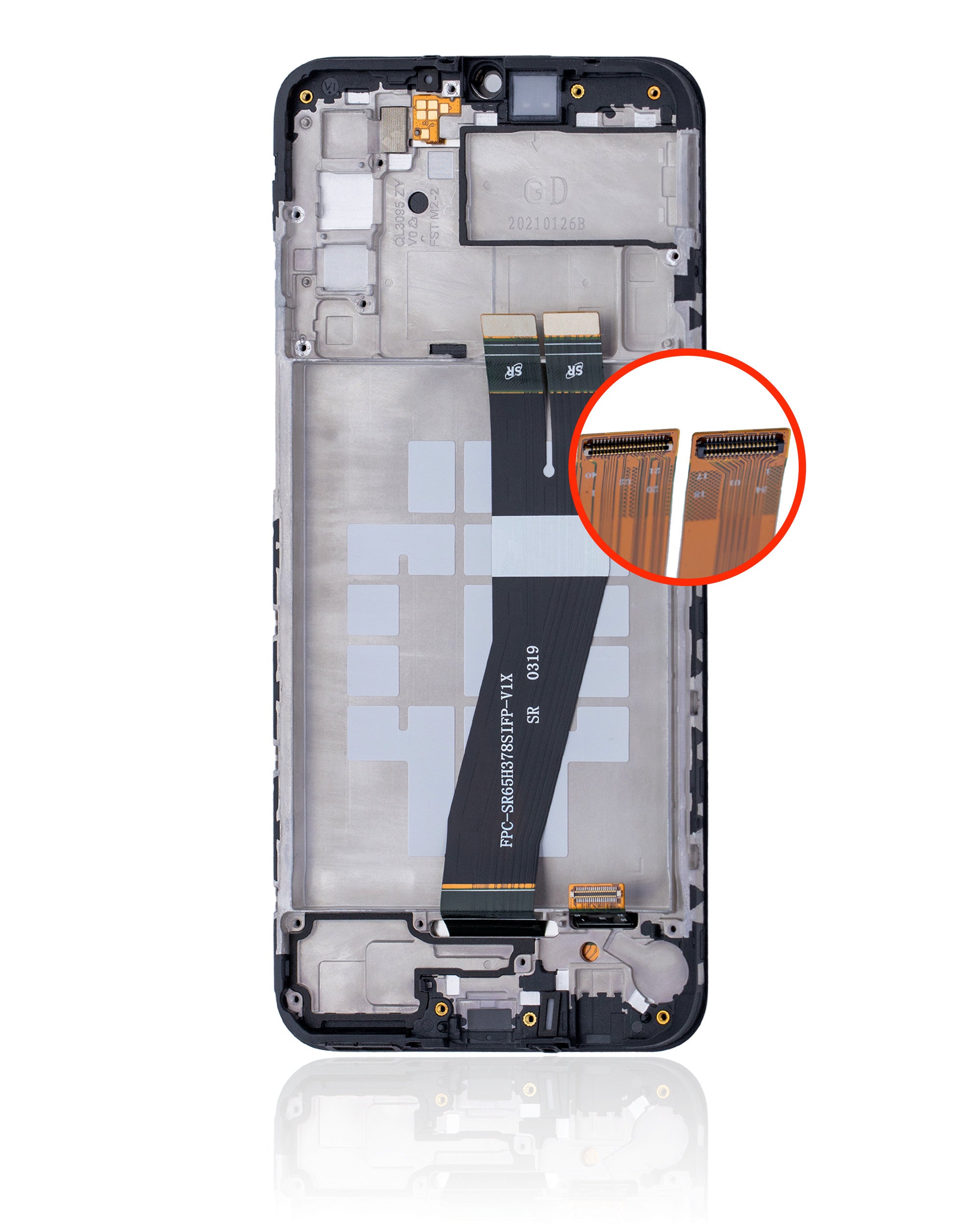 For Samsung Galaxy A02S (A025F / 2020) Screen Replacement With Frame (International Version) (All Colors)