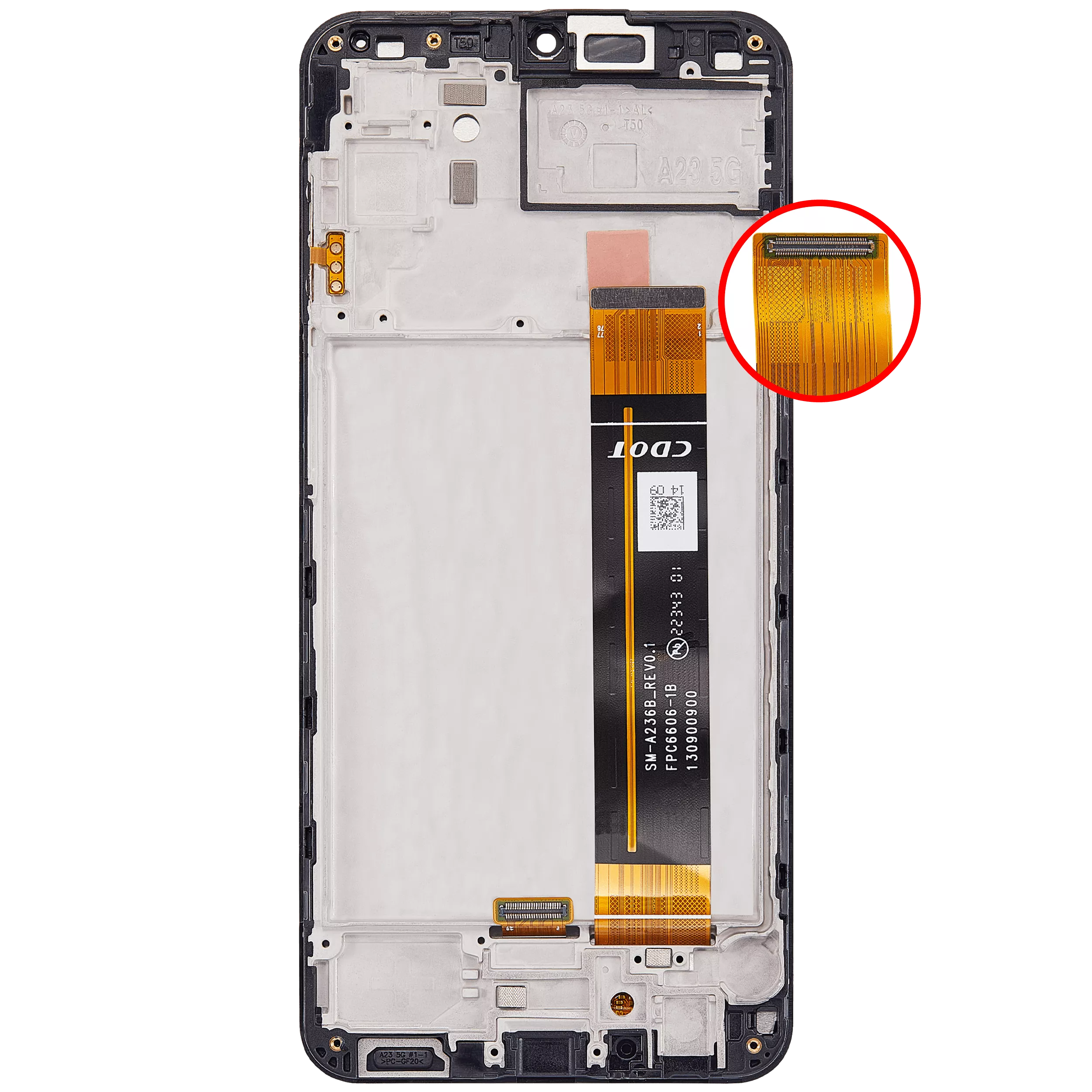 For Samsung Galaxy A23 5G (A236U / 2022) LCD Screen Replacement With Frame / Not Compatible With Verizon 5G UW (Premium) (All Colors)