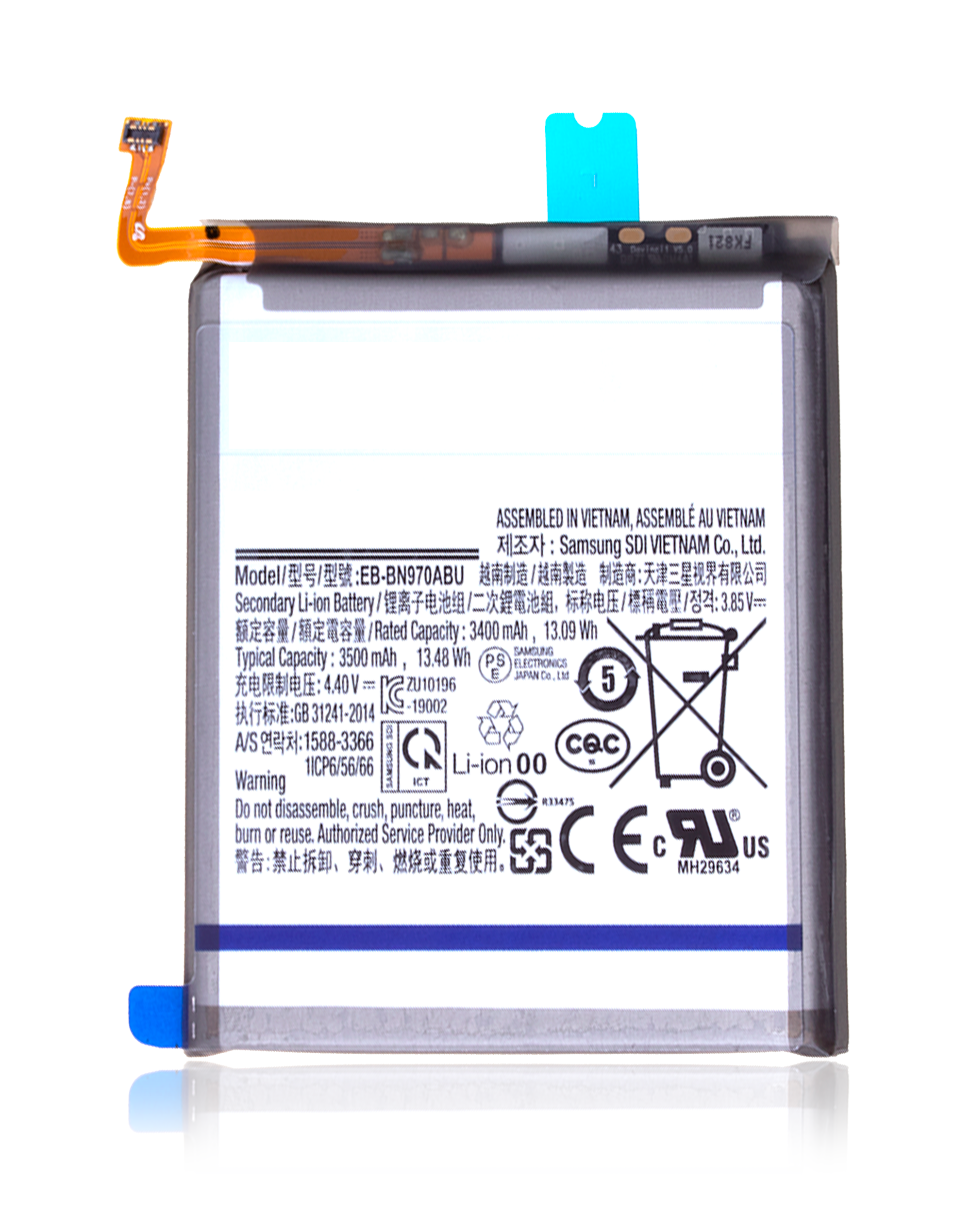 For Samsung Galaxy Note 10 Battery Replacement (N971) (Premium)