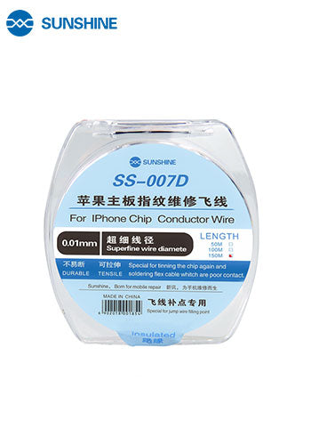 SUNSHINE SS-007D  iPhone PCB Fingerprint Repair Jump Wire 150m / 0.01mm