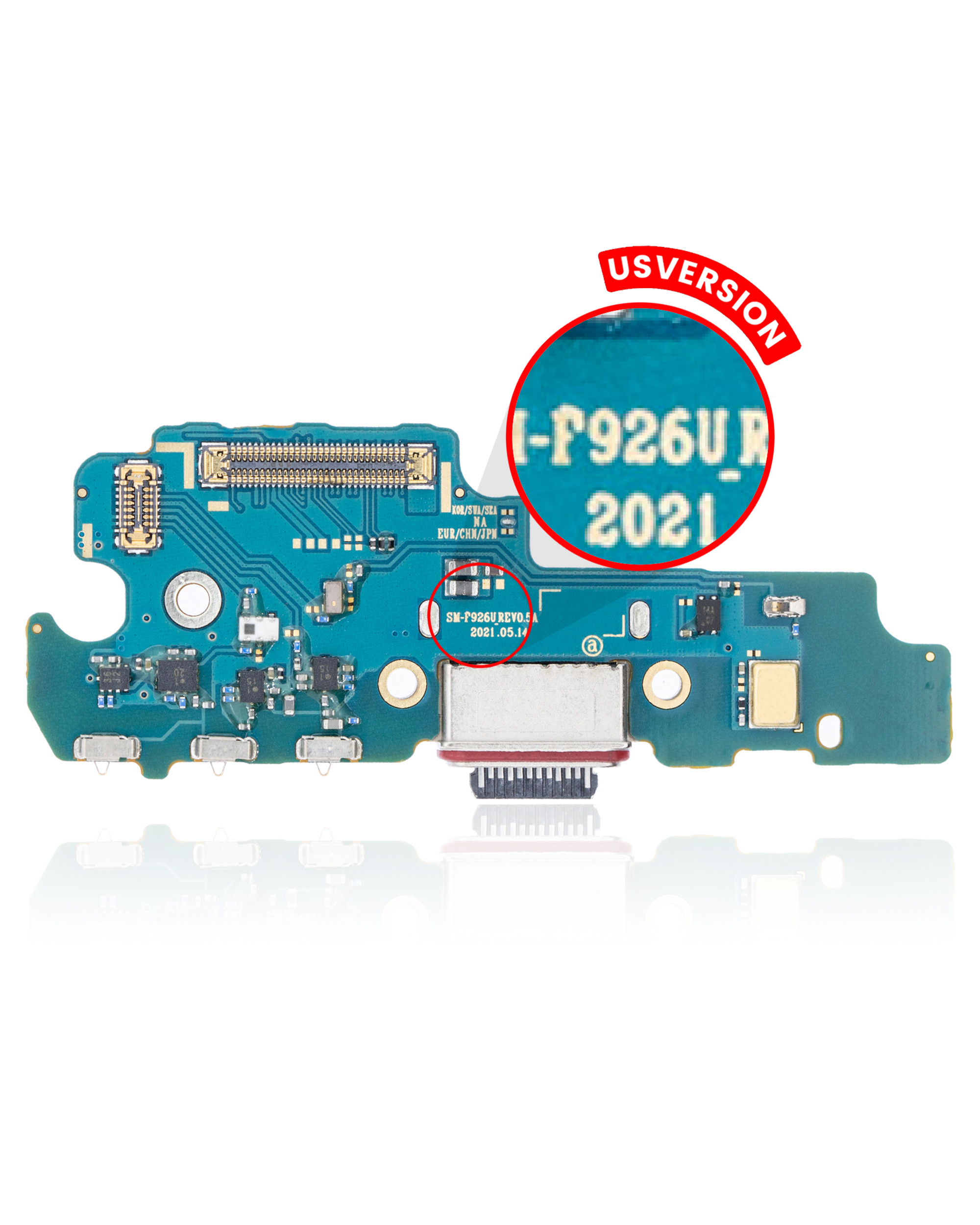 For Samsung Z Fold 3 5G (F926U) Charging Port With Microphone Replacement (US Version)