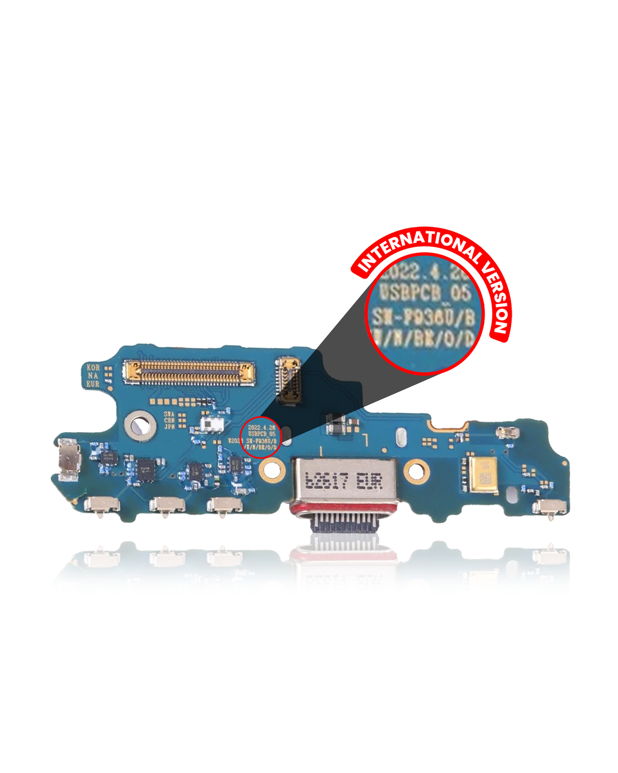 For Samsung Z Fold 3 5G (F926B) Charging Port With Microphone Replacement (International Version)