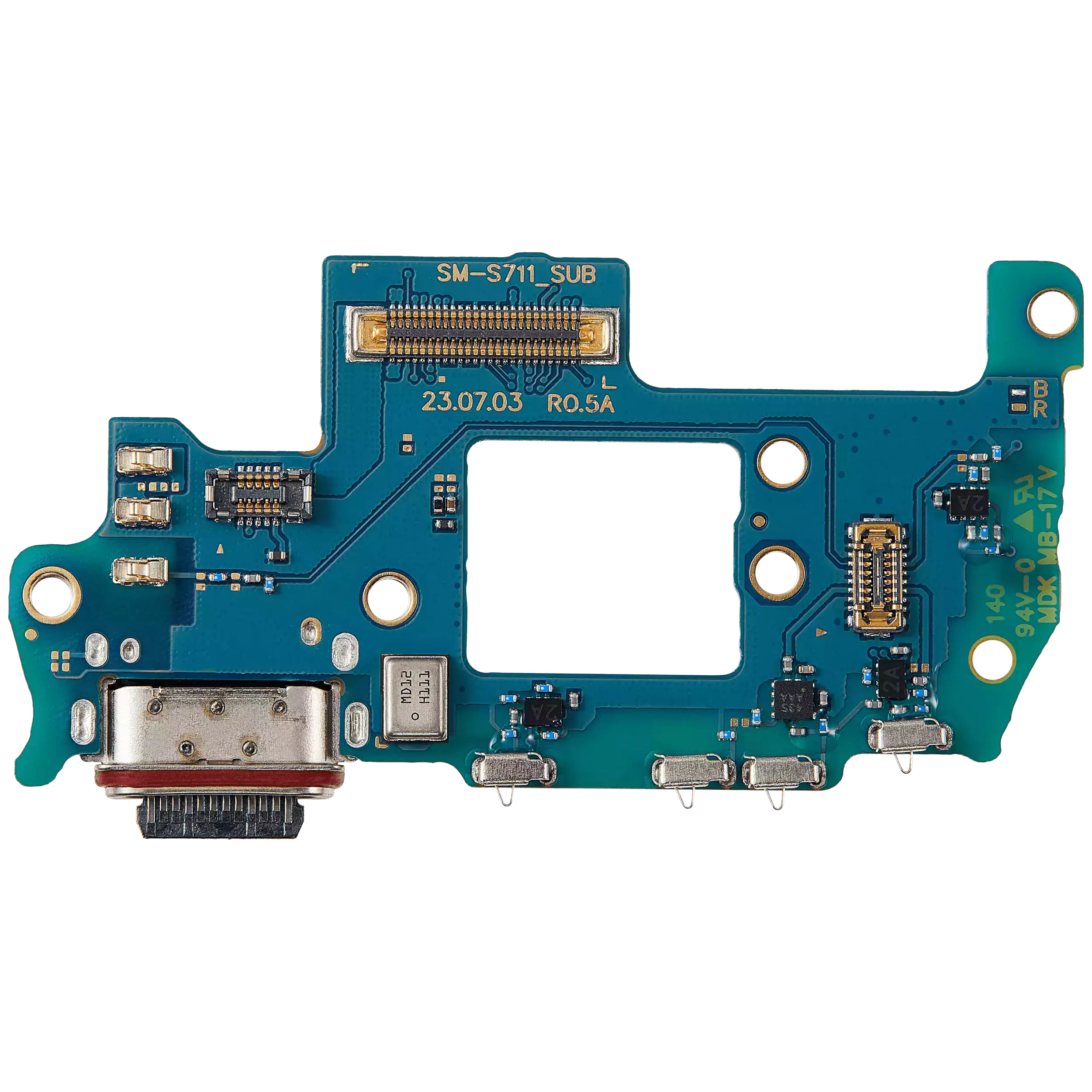 For Samsung Galaxy S23 FE 5G Charging Port With Sim Card Reader (International Version)