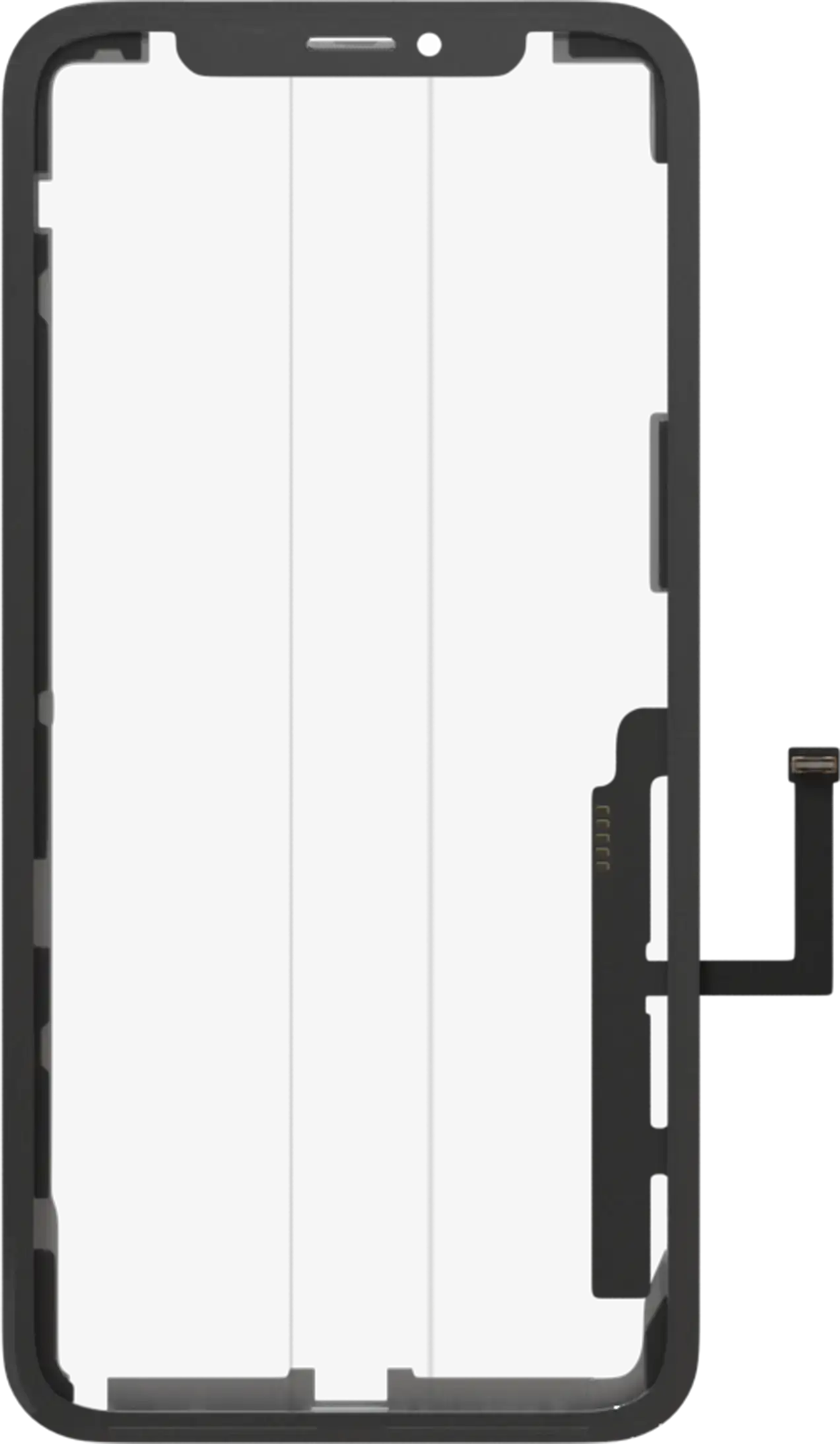 For iPhone 11 Front Glass Replacement / Digitizer Touch With Glass + OCA Pre-Installed