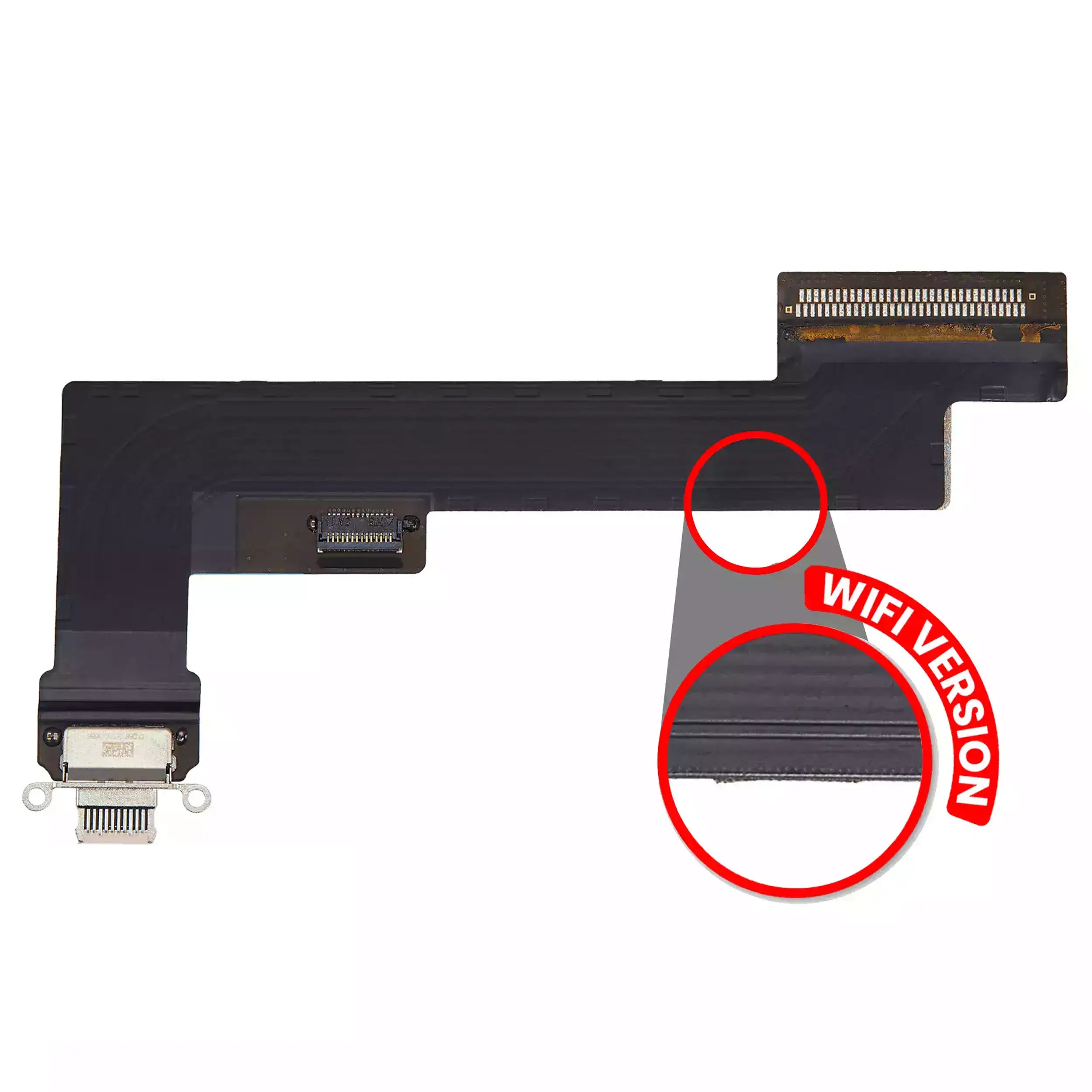 For iPad Air 4 (2020) Charging Port Flex Cable Replacement / Wifi Version (Premium) (All Colors)