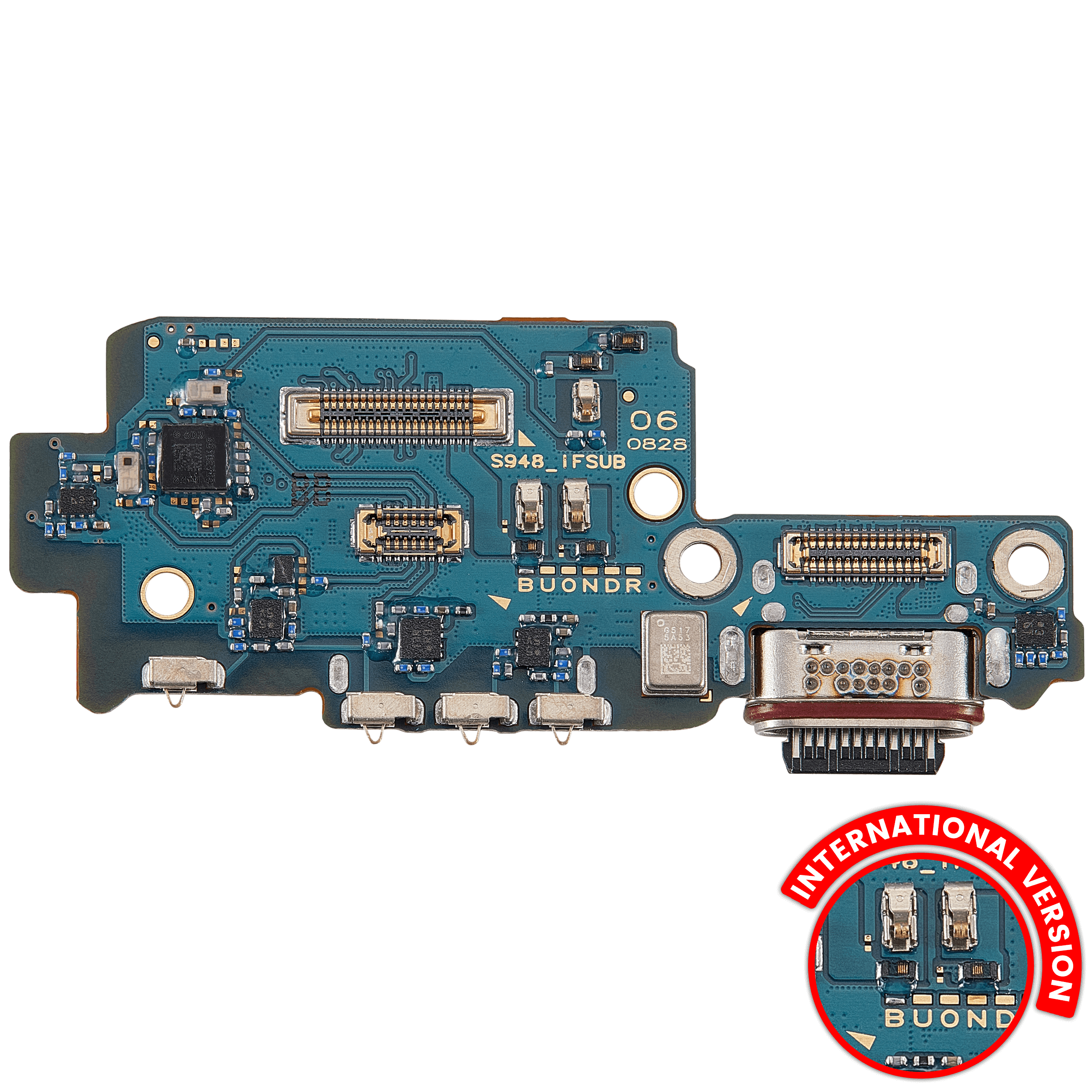 For Samsung Galaxy S26 Ultra 5G (S948B) Charging Port With Sim Card Reader (International Version)