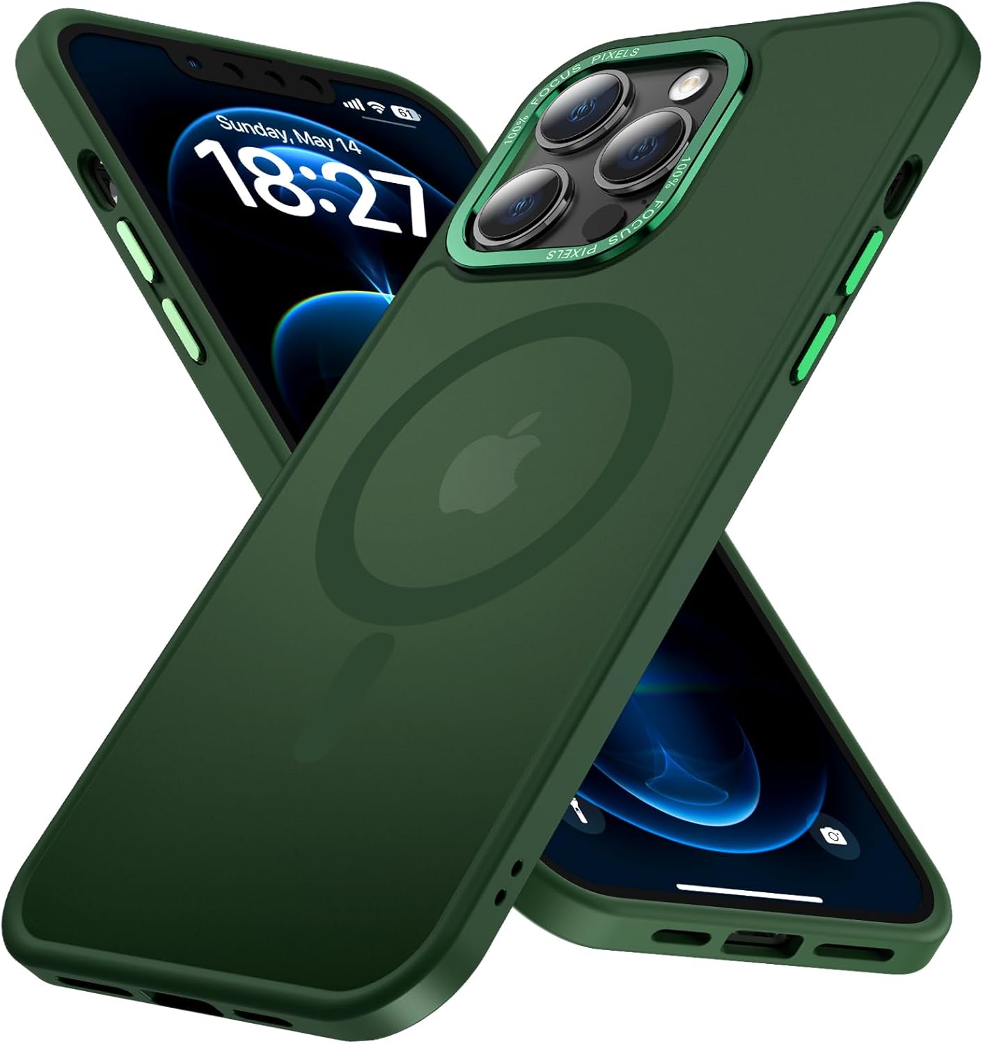 For iPhone 16 / 16e (SE4) / 16 Plus / 16 Pro / 16 Pro Max Frosted MagSafe Shockproof Cases (All Colors)