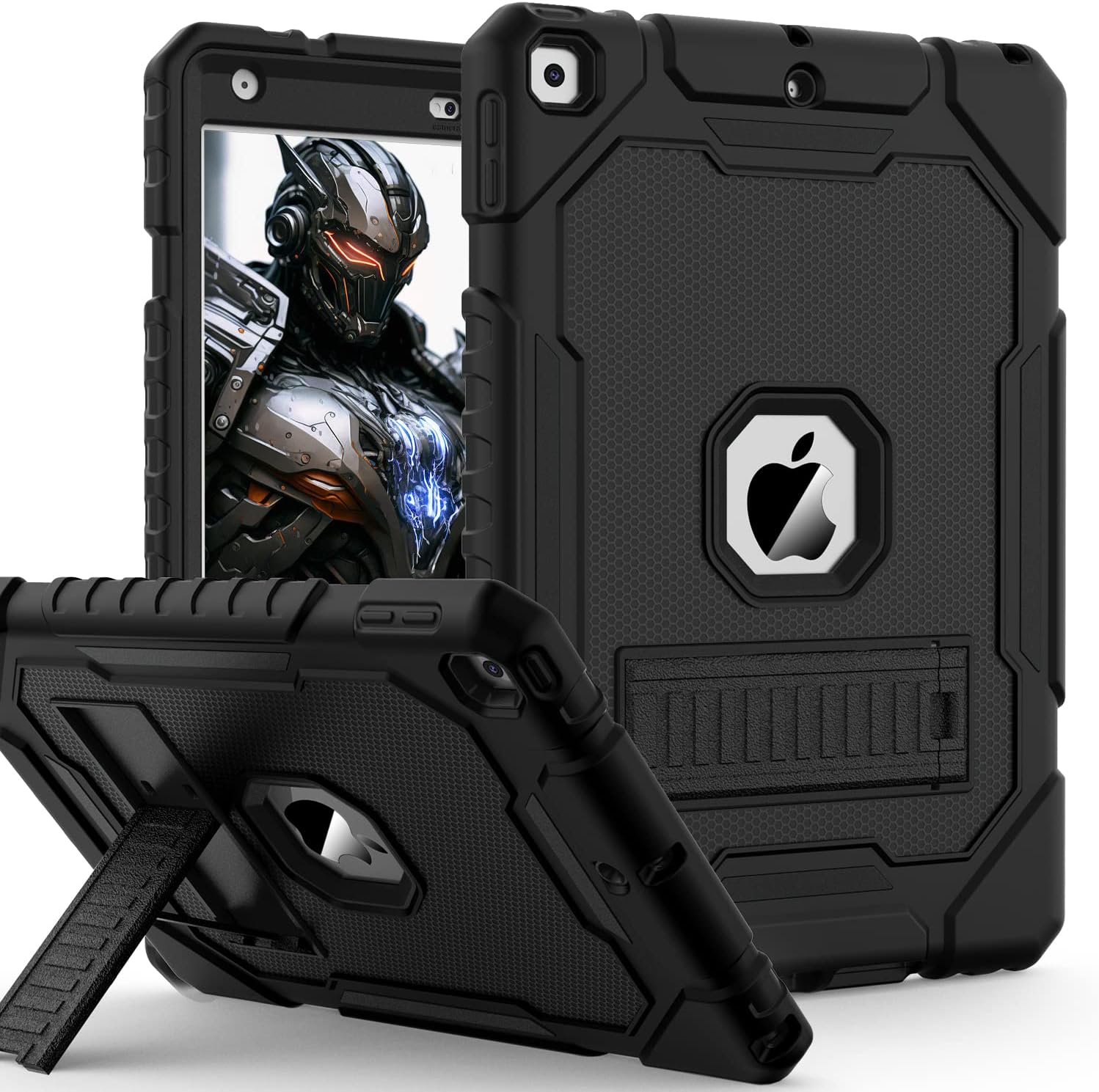 For iPad Case Heavy Duty Shockproof Cover