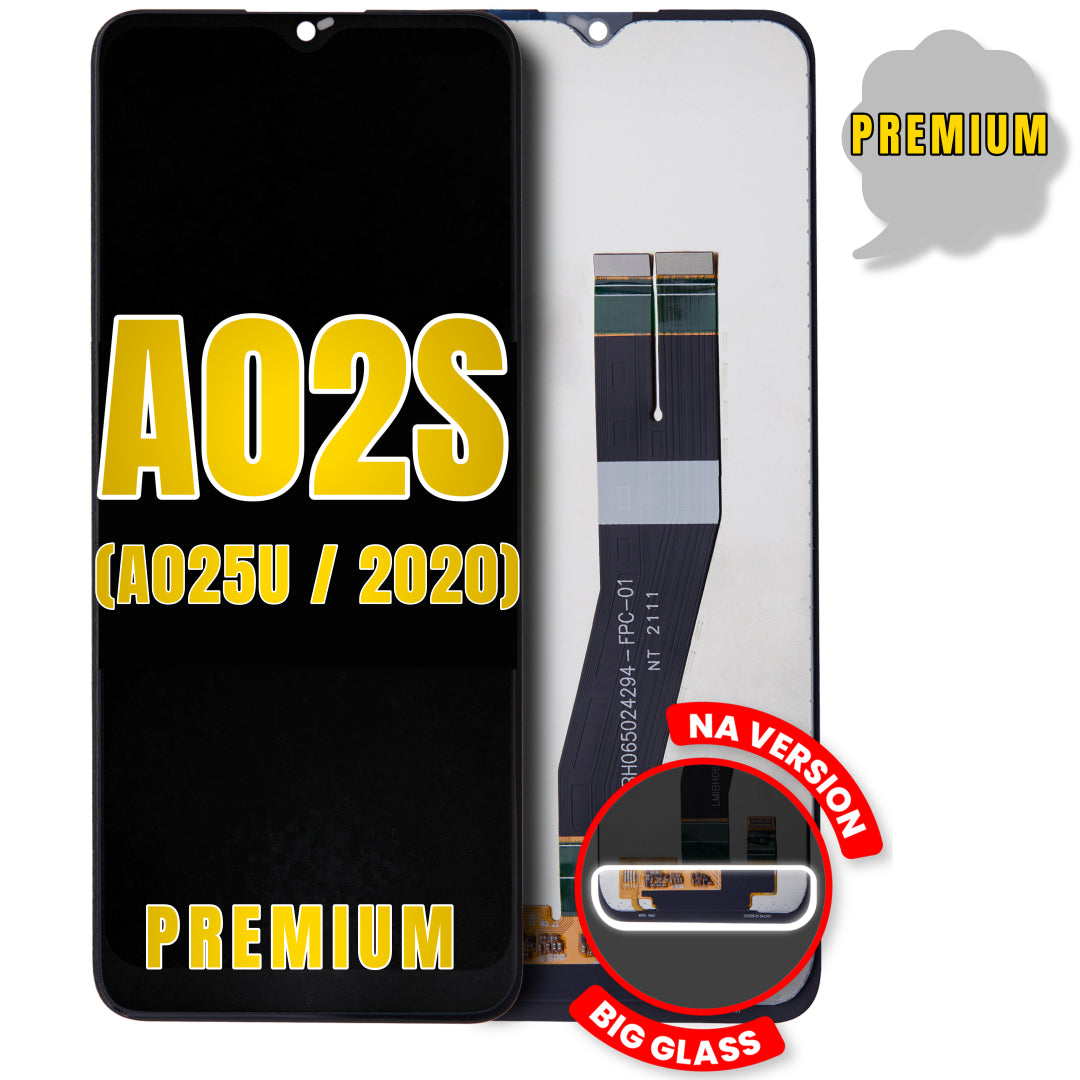 For Samsung Galaxy A02S (A025U / 2020) LCD Screen  Replacement Without Frame (US Version) (All Colors)