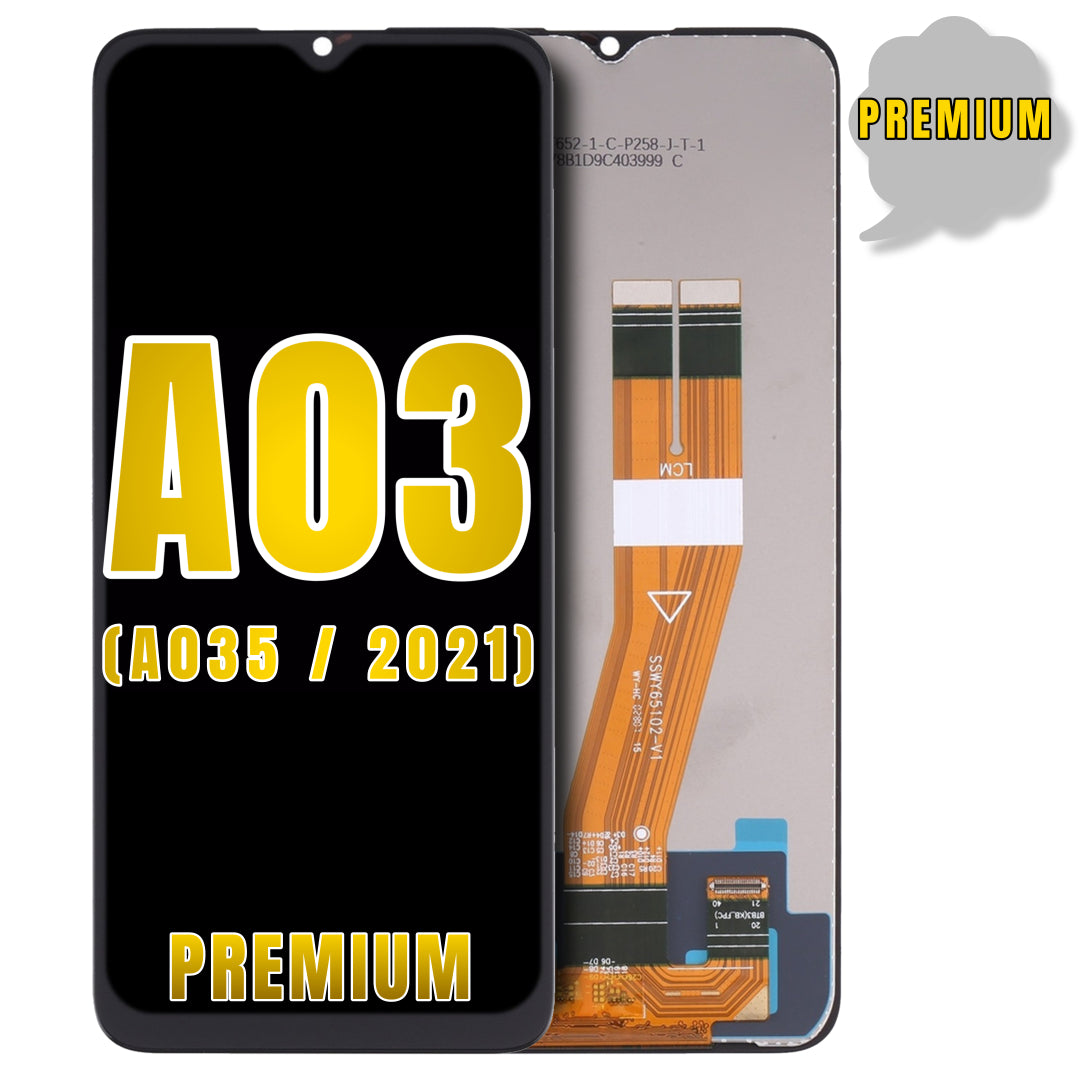 For Samsung Galaxy A03 (A035 / 2021) LCD Screen Replacement Without Frame (Premium) (All Colors)