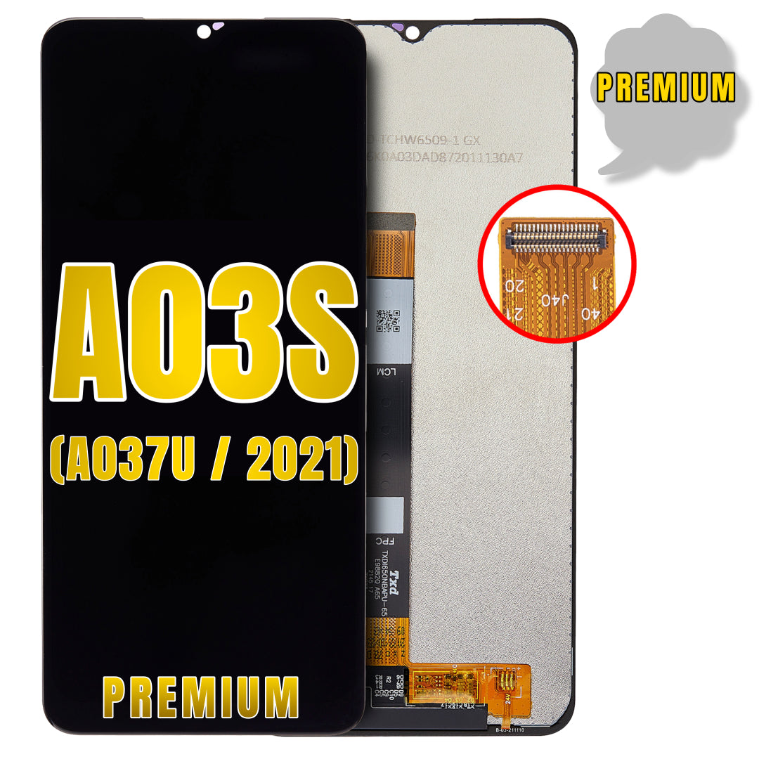For Samsung Galaxy A03S (A037U / 2021) LCD Screen Replacement Without Frame (Premium) (All Colors)