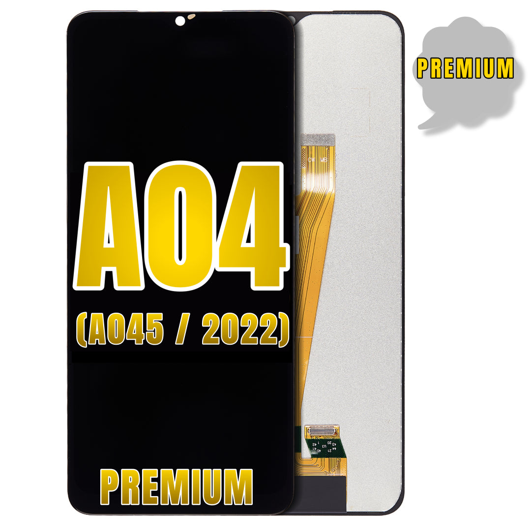 For Samsung Galaxy A04 (A045 / 2022) LCD Screen Replacement Without Frame (Premium) (All Colors)