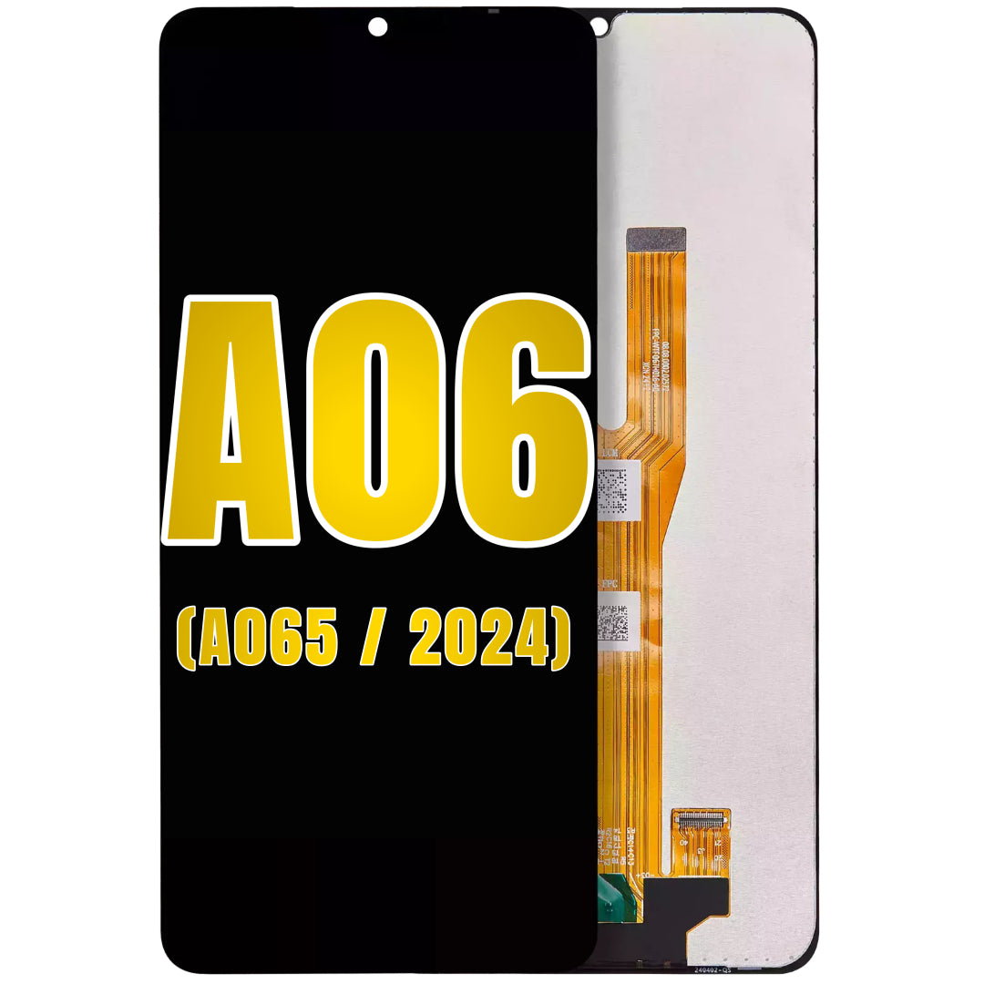 For Samsung Galaxy A06 (A065 / 2024) LCD Screen Replacement Without Frame (All Colors)