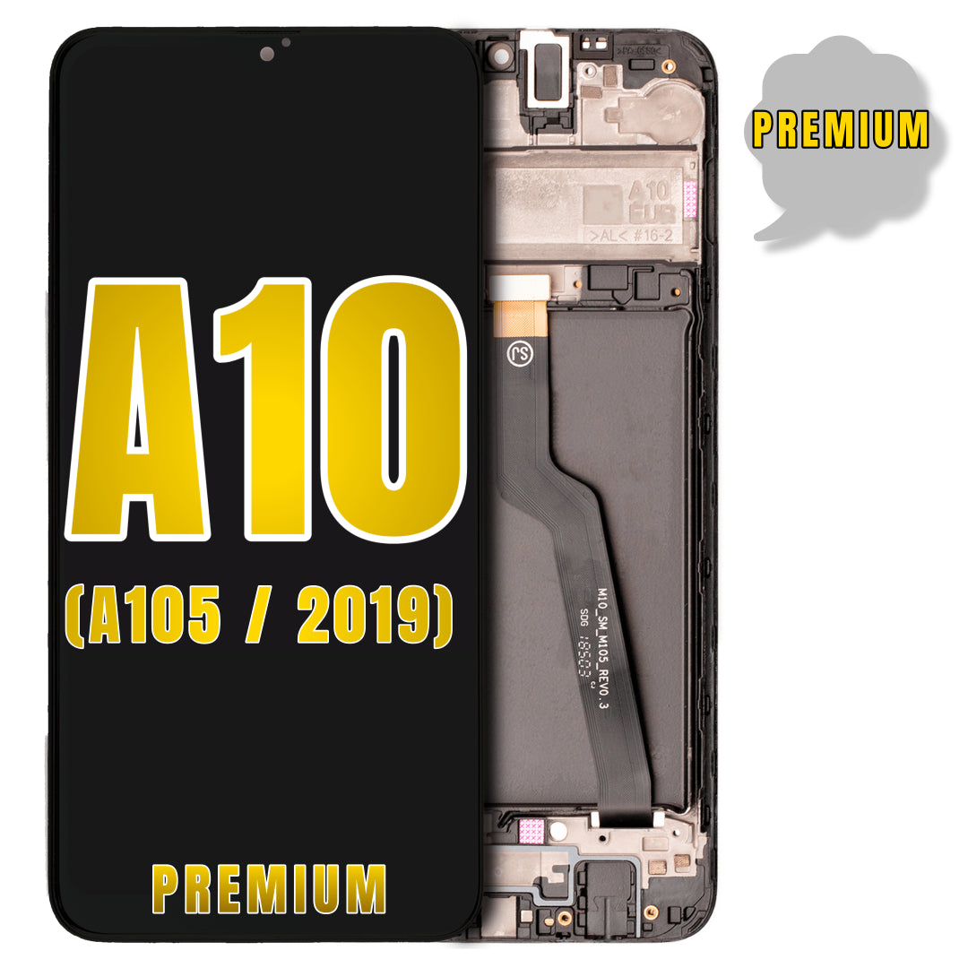 For Samsung Galaxy A10 (A105FN / 2019) LCD Screen Replacement With Frame / Global Version / Daul Sim (Premium) (All Colors)