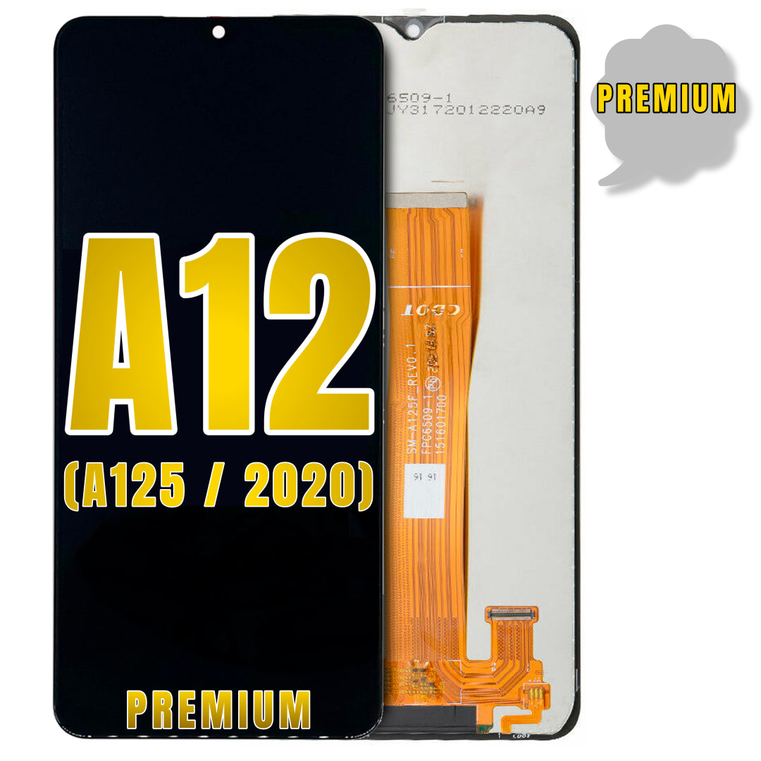 For Samsung Galaxy A12 (A125 / 2020) LCD Screen Replacement Without Frame (Premium) (All Colors)