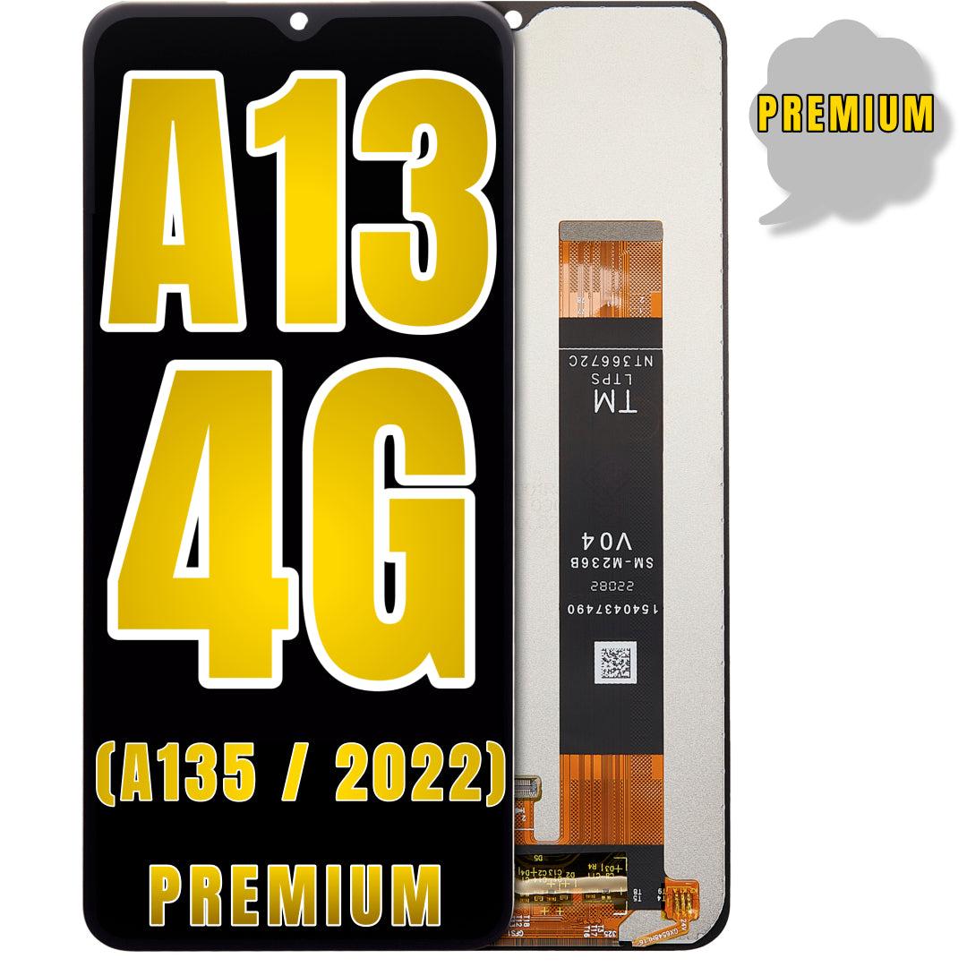 For Samsung Galaxy A13 4G (A135 / 2022) / A13S (A137 / 2022) LCD Screen Replacement Without Frame (Premium) (All Colors)