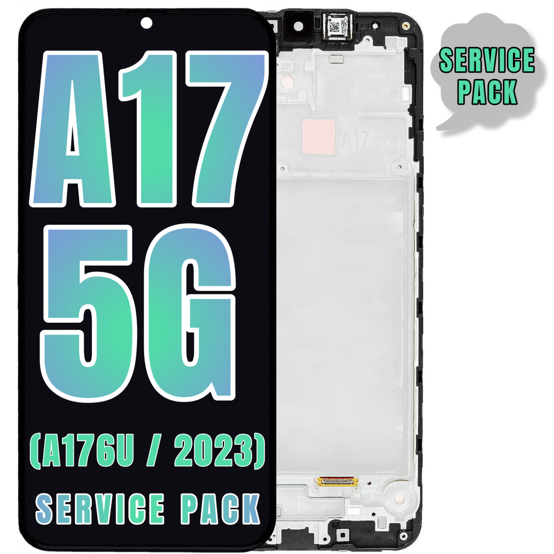 For Samsung Galaxy A17 5G (A176 / 2025) OLED Screen Replacement With Frame (Service Pack) (All Colors)
