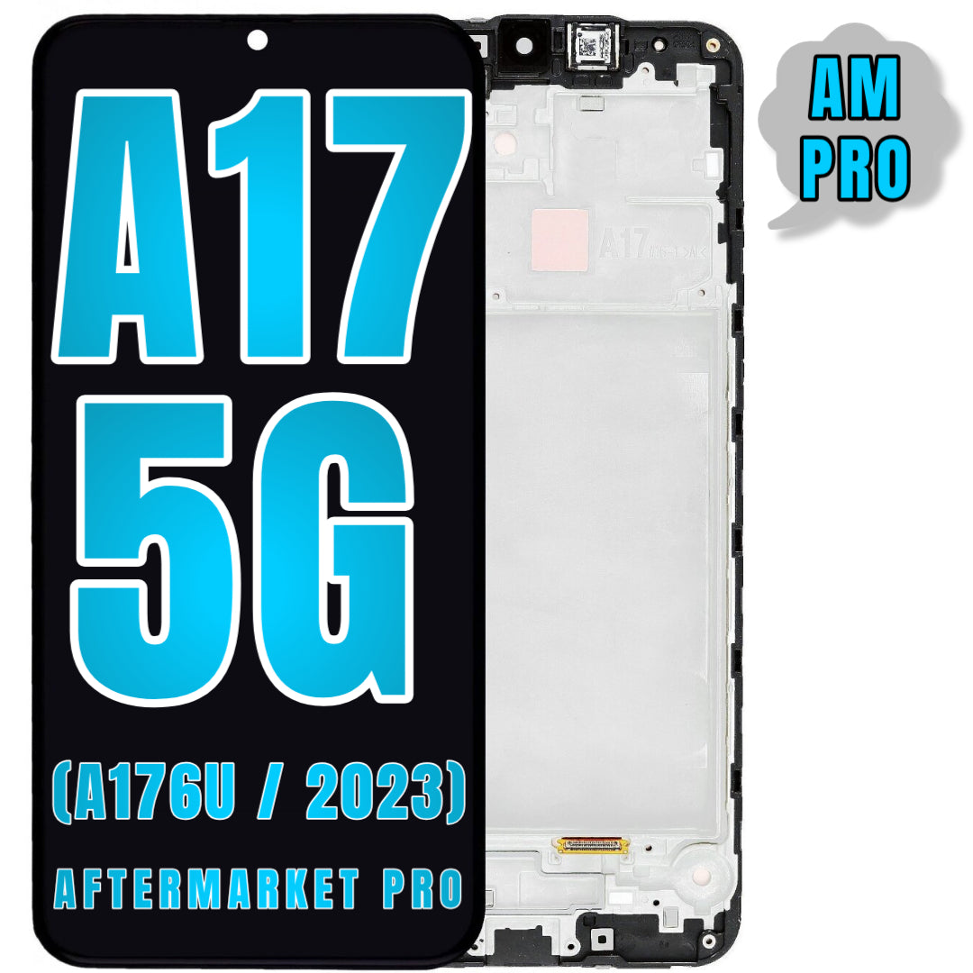 For Samsung Galaxy A17 5G (A176 / 2025) LCD Screen Replacement With Frame (Aftermarket Pro) (All Colors)