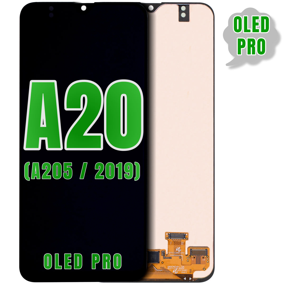 For Samsung Galaxy A20 (A205 / 2019) LCD Screen Replacement Without Frame / All Models (Oled Pro) (All Colors)