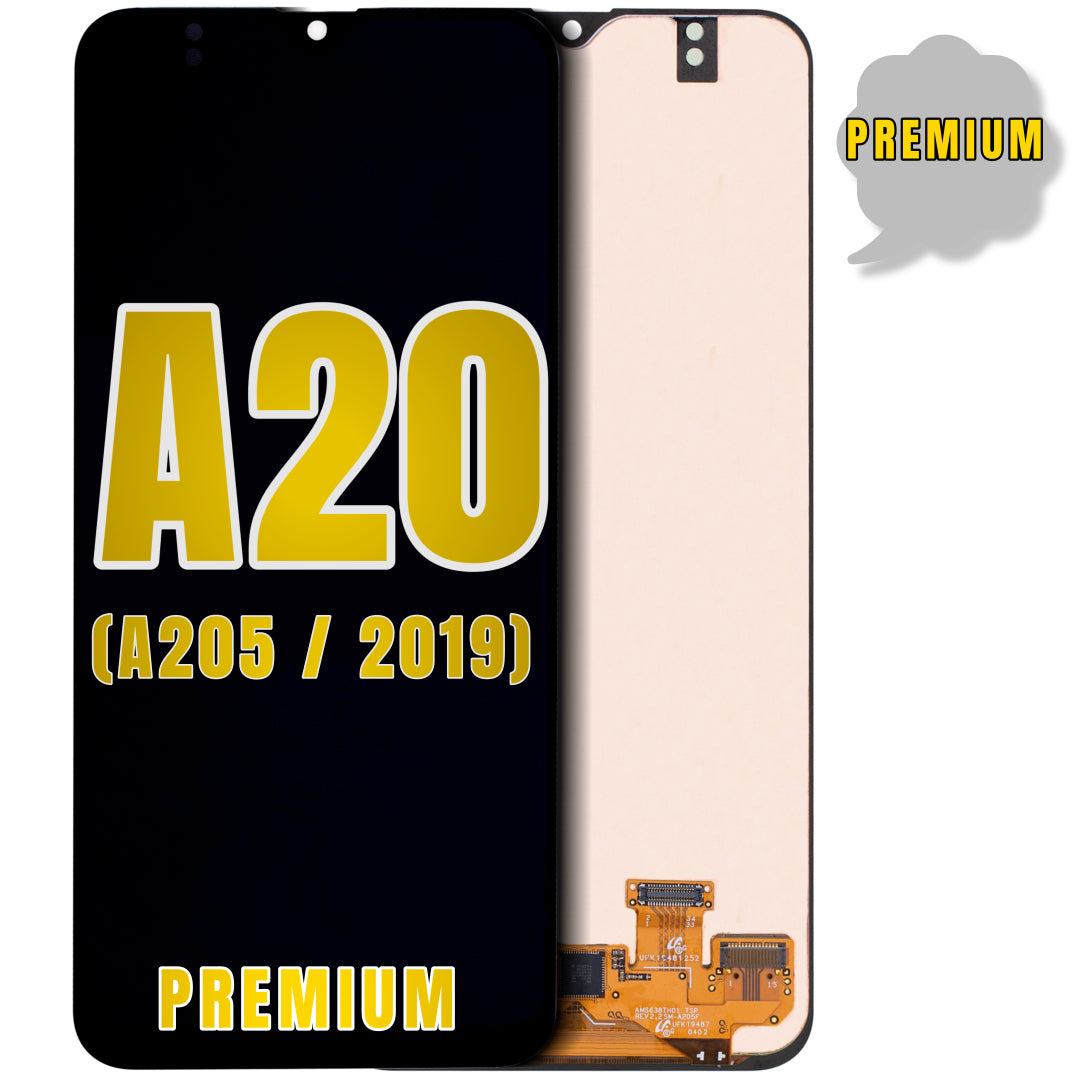 For Samsung Galaxy A20 (A205 / 2019) LCD Screen Replacement Without Frame / All Models (Premium) (All Colors)