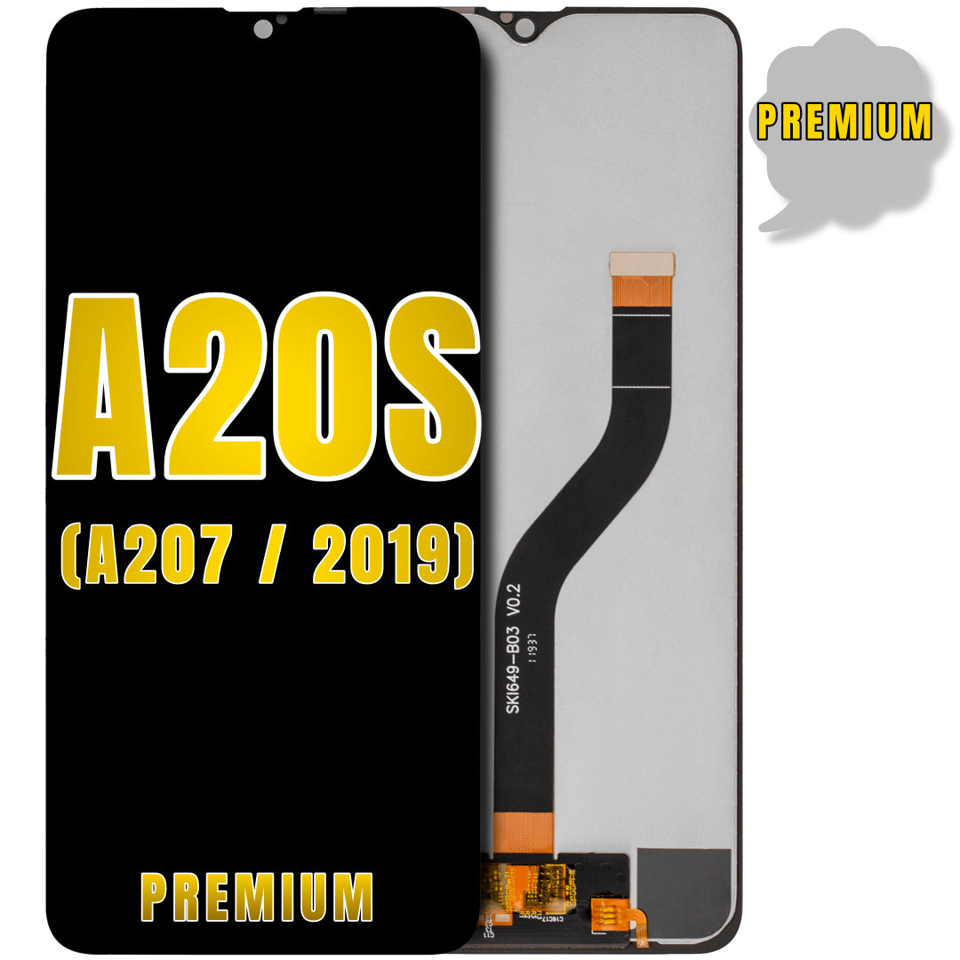 For Samsung Galaxy A20S (A207 / 2019) LCD Screen Replacement Without Frame (Premium) (All Colors)