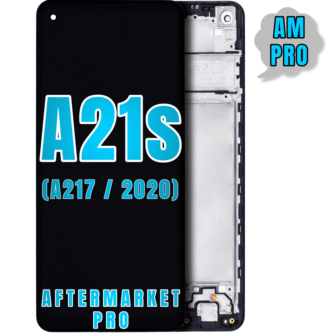 For Samsung Galaxy A21s (A217 / 2020) LCD Screen Replacement With Frame (Aftermarket Pro) (All Colors)