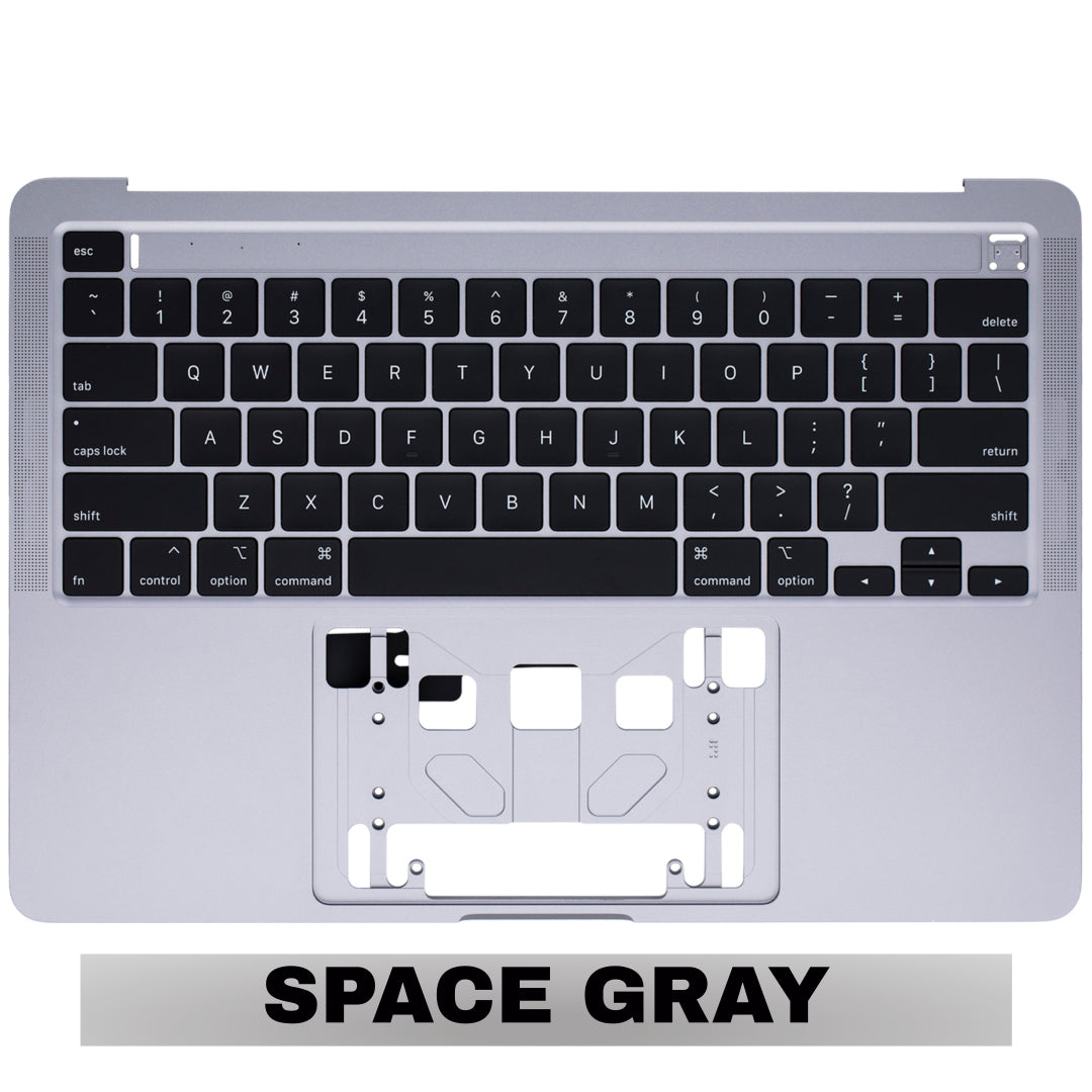 For MacBook Pro 13" (A2289 / Early 2020) Top Case With Keyboard Replacement Without Touch Bar / US Version (Space Gray)