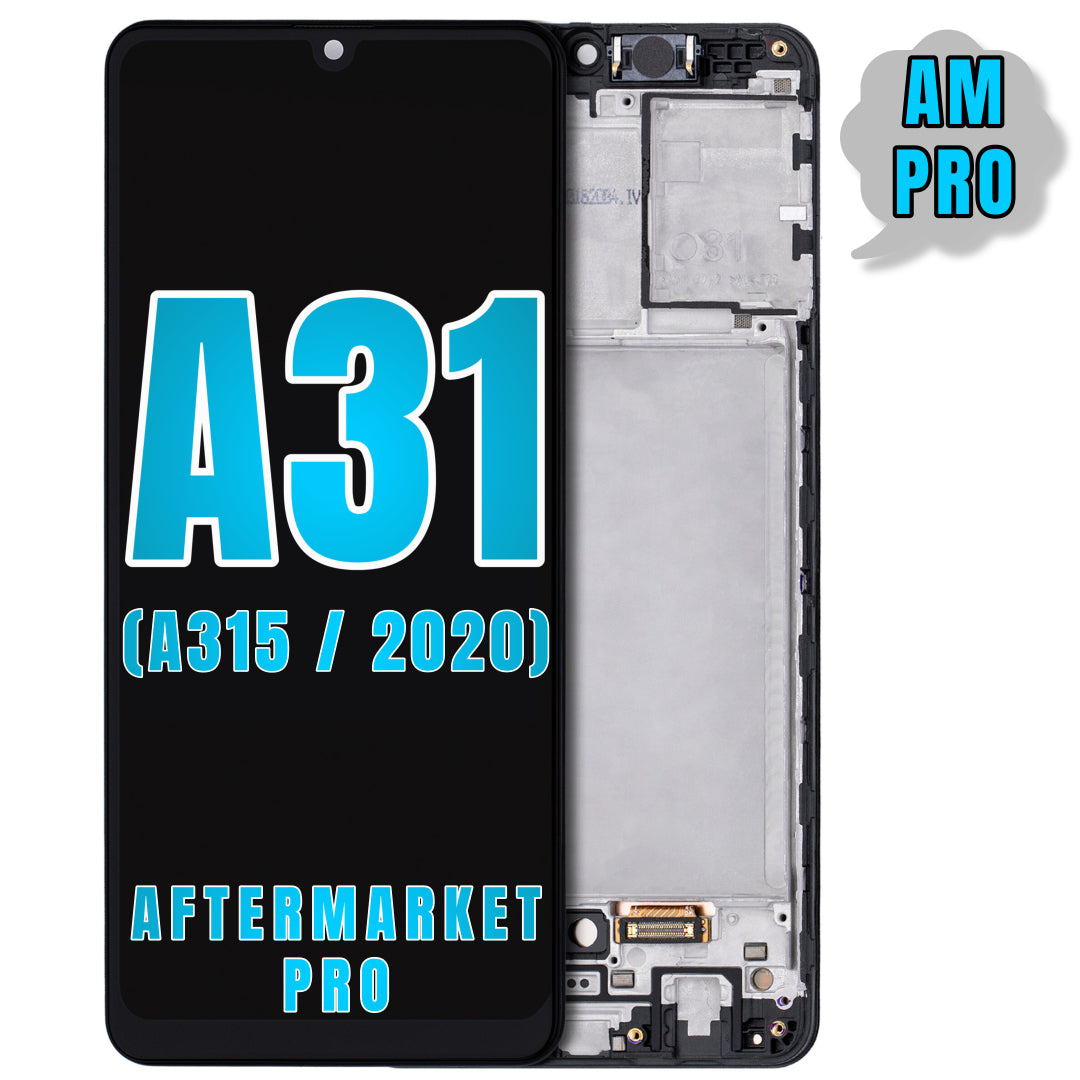 For Samsung Galaxy A31 (A315 / 2020) LCD Screen Replacement With Frame /Without Finger Print Sensor (Aftermarket Pro) (All Colors)